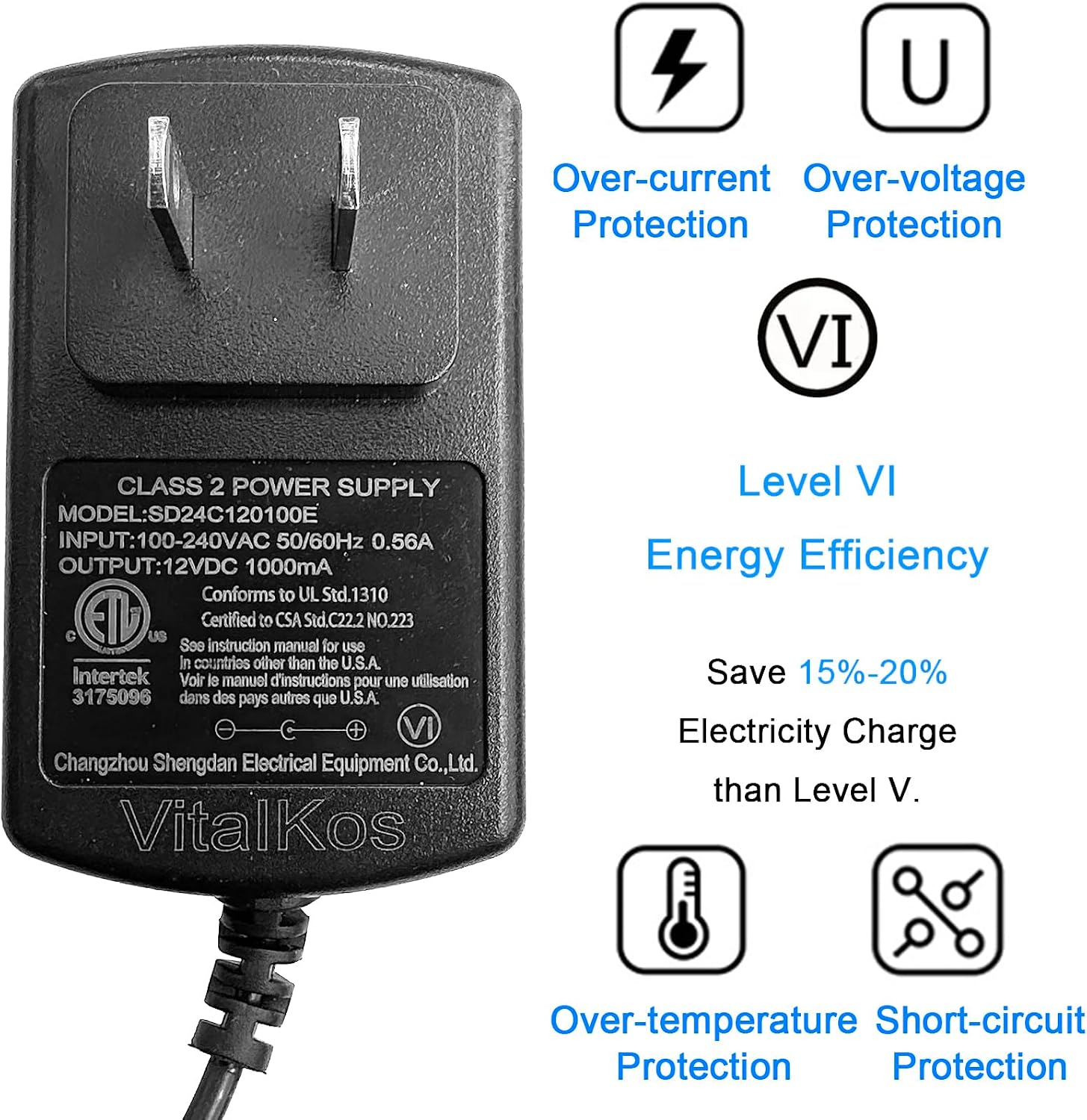 12V Battery Charger for Kids Ride on Toys,Best Choice Products Wrangler SUV Kid Trax Dynacraft Toy Car Universal Battery Power Supplies (12Volt 1A)