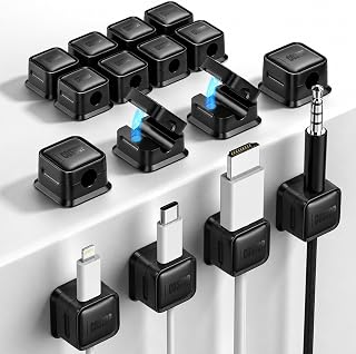 16 Pack Cord Organizer Magnetic Cable Clip Adhesive Wire Management 1s Lock