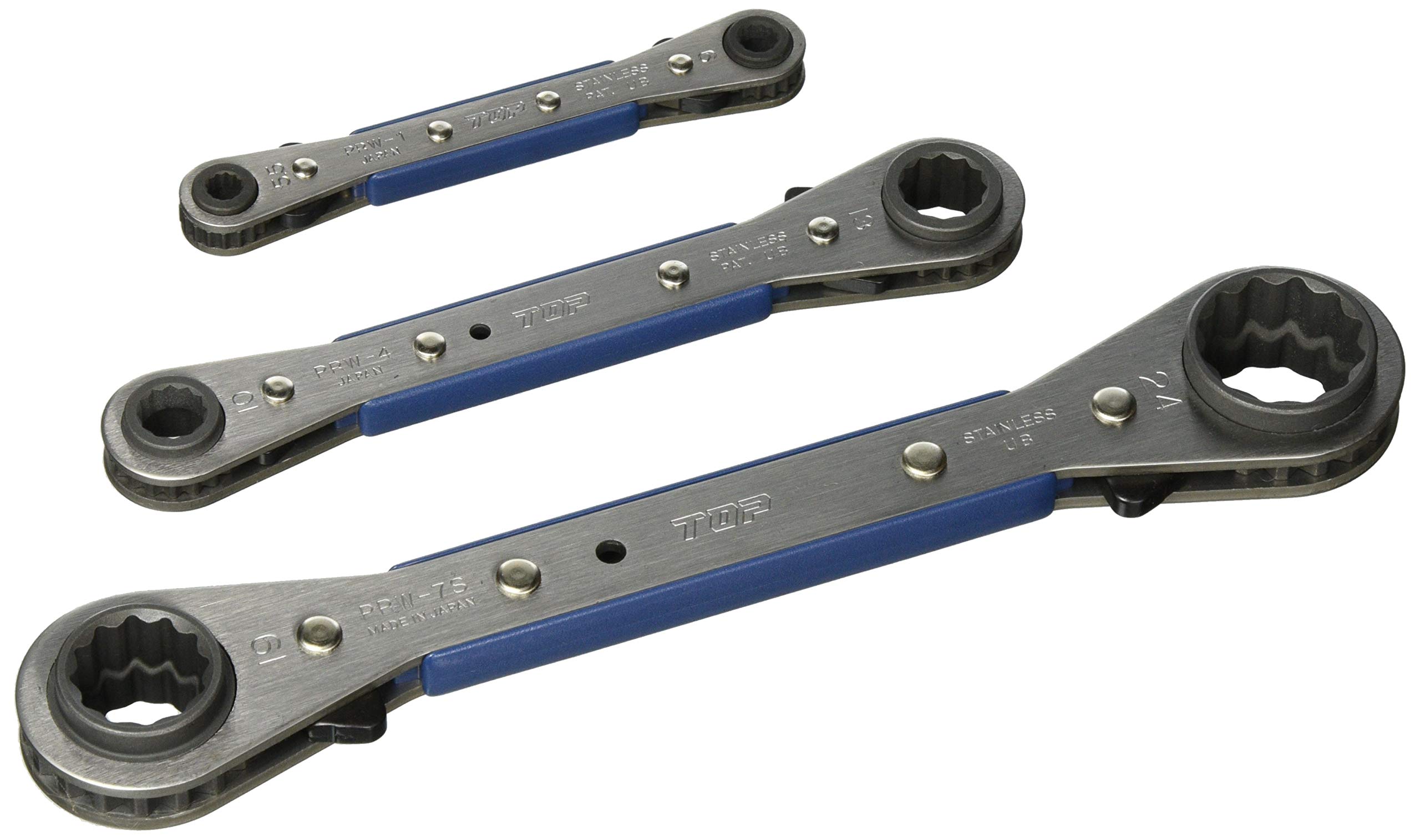 Amazon | トップ工業 (TOP) 4サイズ板ラチェットレンチ3本セット