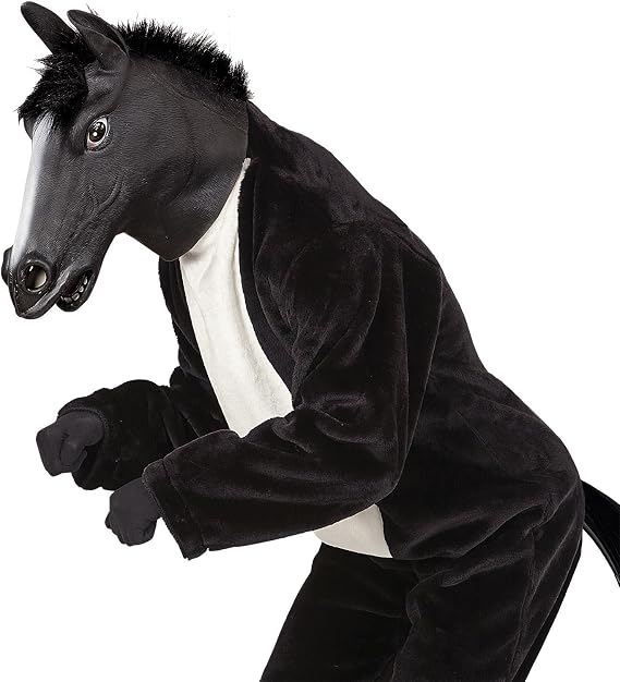 Máscara De Animal De Cabeza Completa Con Peluche – Disfraz Para Carnaval Y Fiestas Temáticas, De WIDMANN