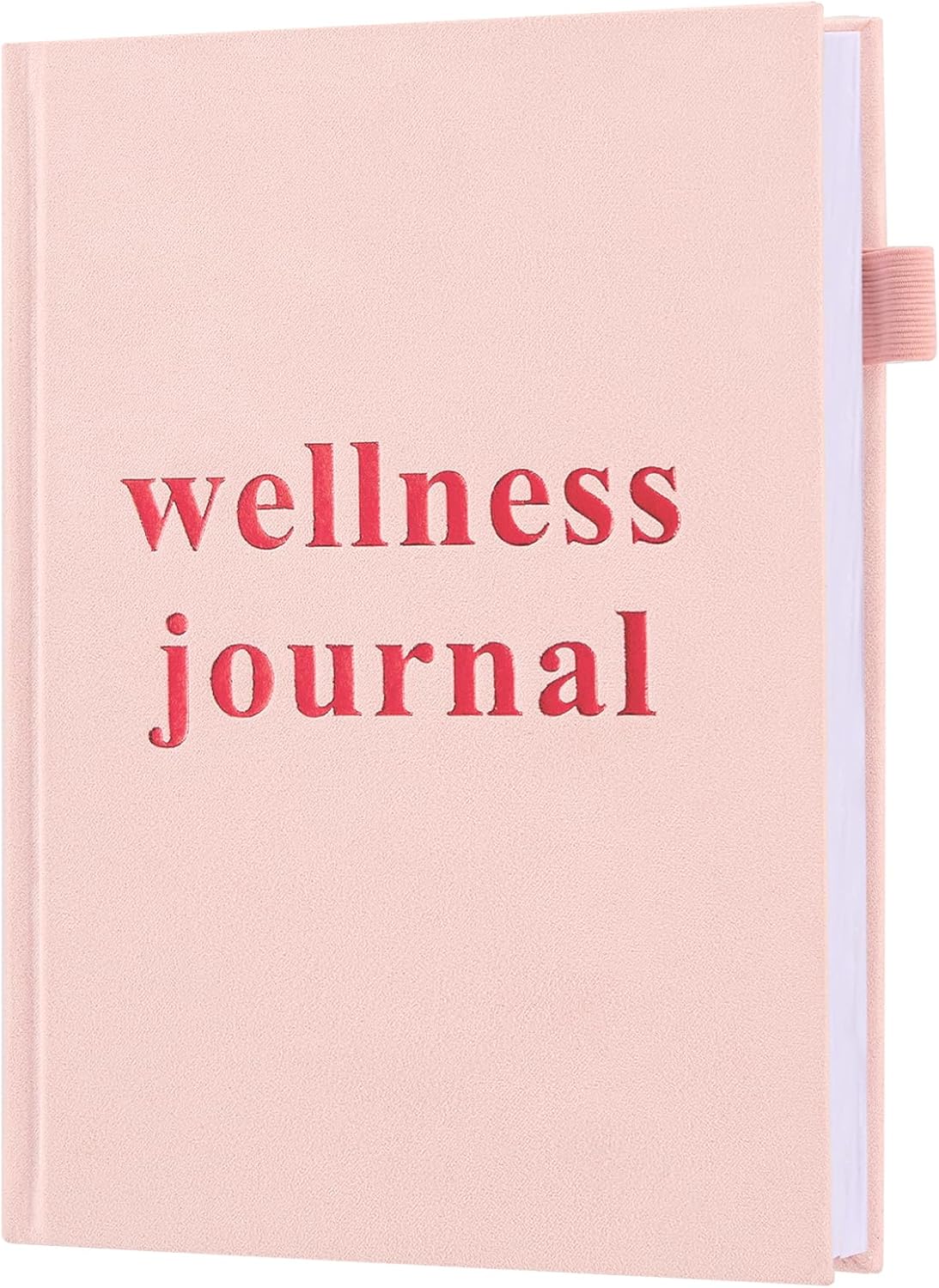 Wellness Journal Planner- Gratitude & Mindset Mental Health Journal,Track Goals, Sleep & Lifestyle,Daily Self Reflection,Self Care Journal,Daily Positive Mindfulness Diary,size A5 pink.