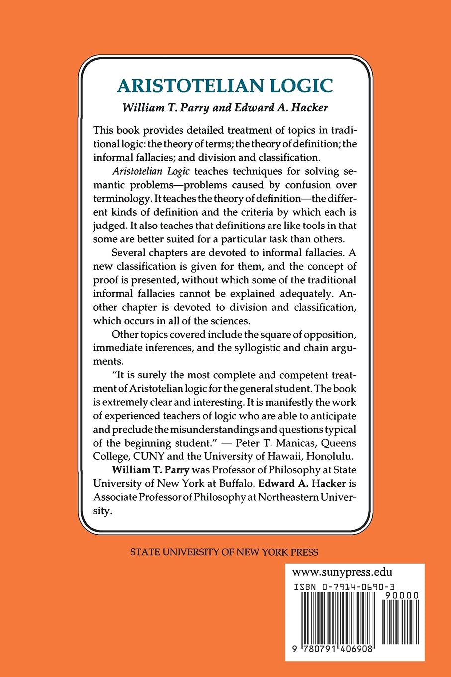 Aristotelian Logic (Literature)