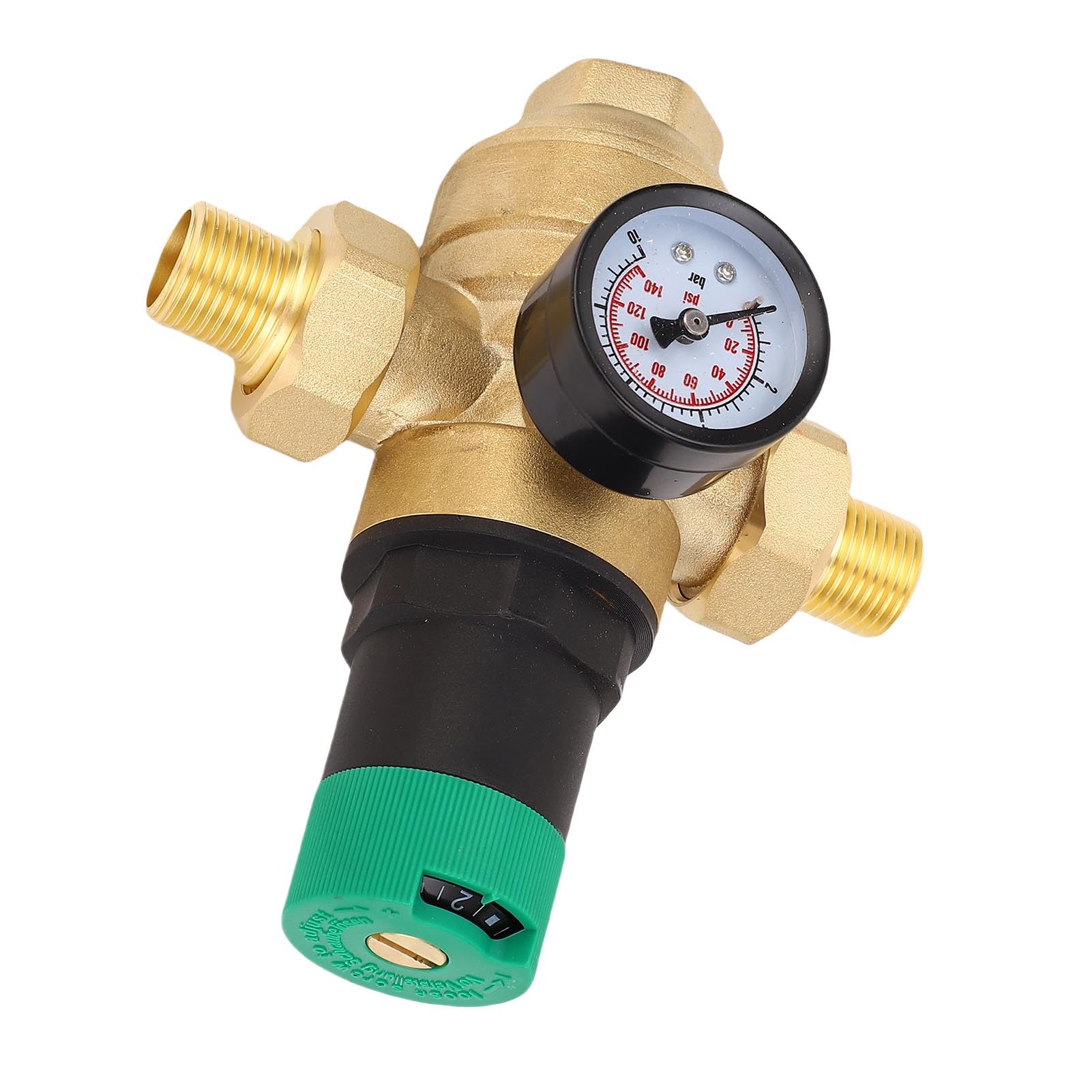 Brass Water Pressure Regulator Rust-Proof Filter Drink Clean Water