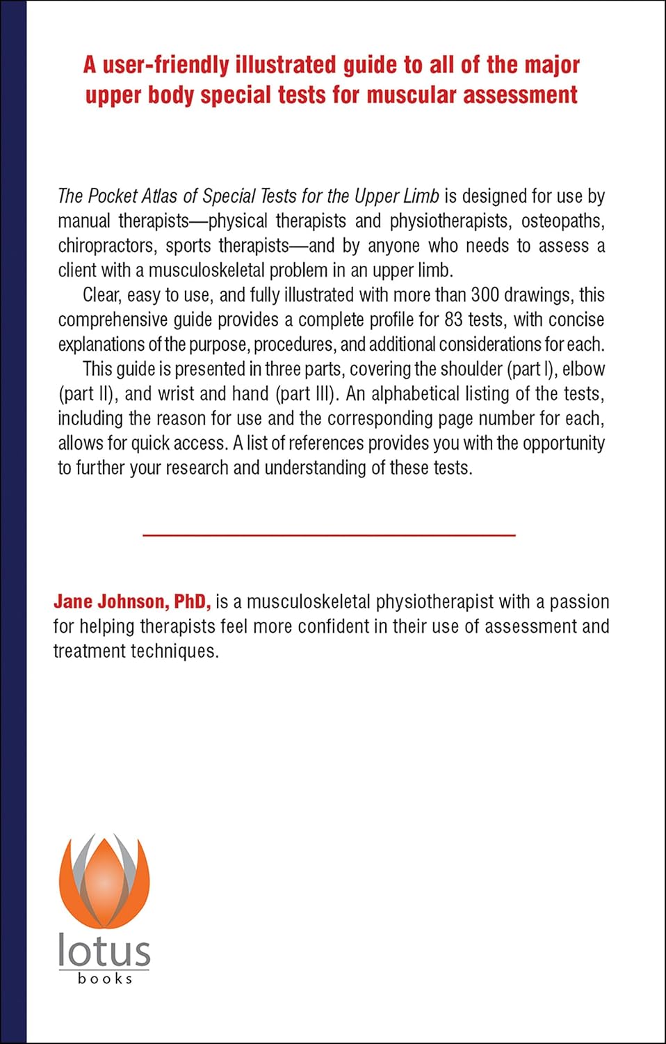The Pocket Atlas of Special Tests for the Upper Limb