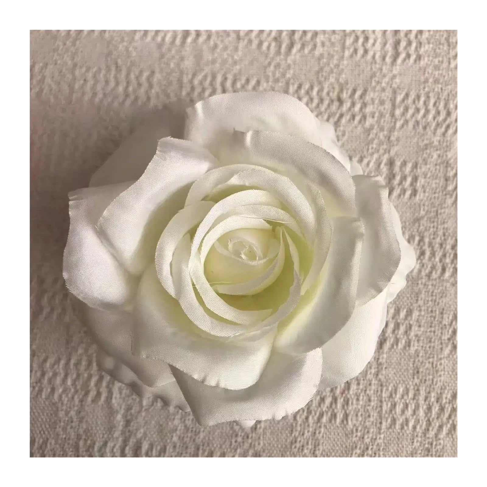 CVEVSFG Simulation Rose Flower Head 11cm DIY Handmade Handicrafts Garland Decoration Hairpin Drama Headdress Fake(1 color)