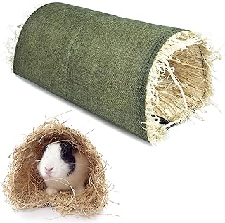 Rabbit Tunnel, Guinea Pig Tunnel Cuddly Tunnel Hamster Toy Accessories Small Animal Activity Tunnel Toy for Small Animals, Guinea Pigs, Ferrets, Chinchilla, Hedgehog (Green) product image