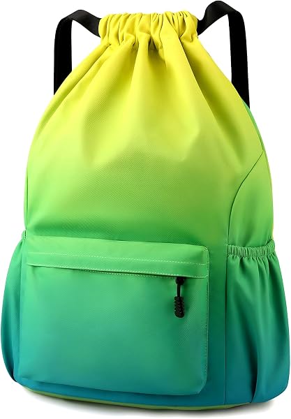 Sac à Dos Imperméable - Grand Format Bandoulière et Poches Avant, Arrière et Intérieure Zippées pour Sport et Gym - 1