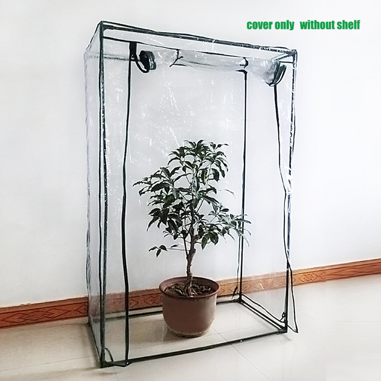 Housse de Serre 100x50x150cm PVC Transparent Couverture pour Serre