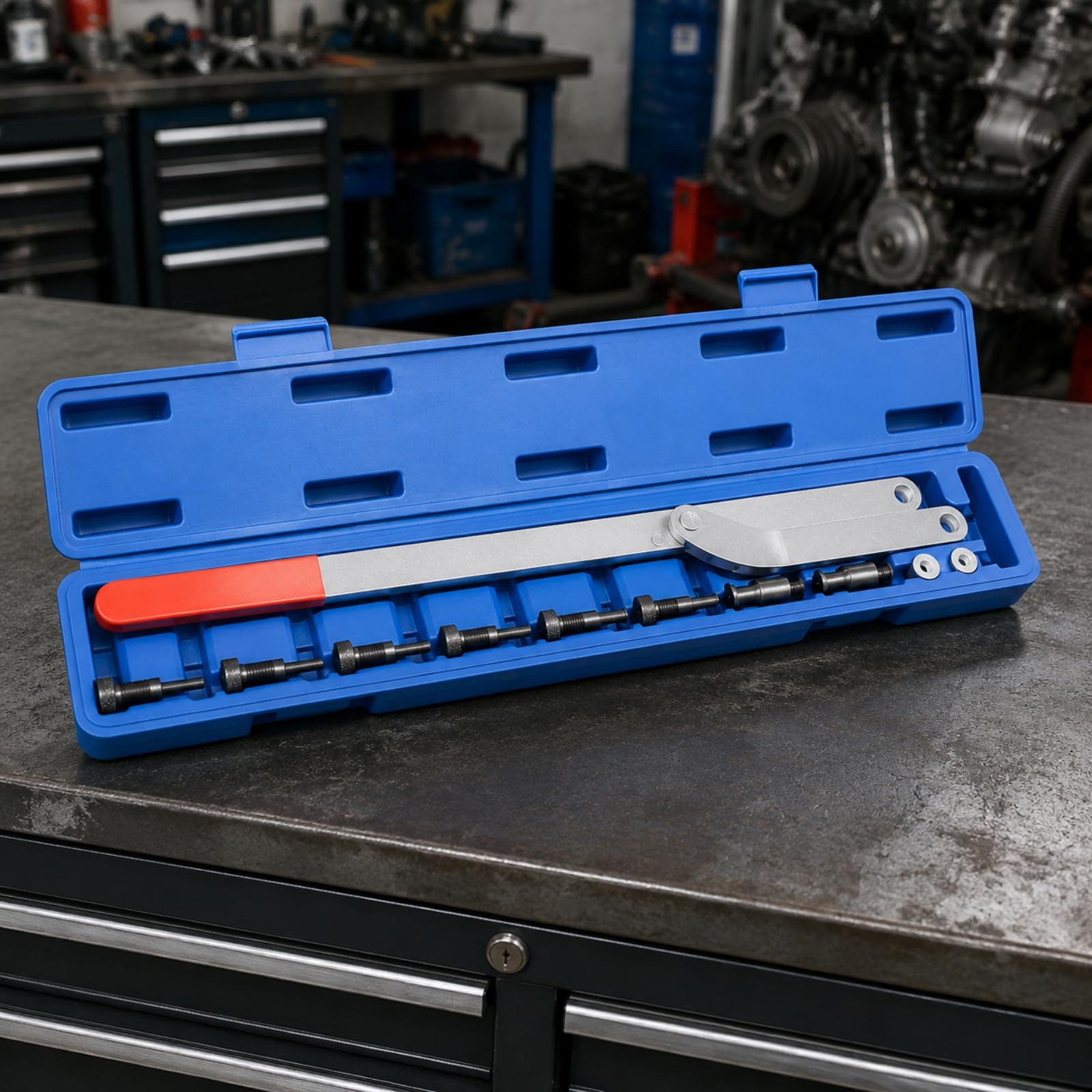 Amagogo 11 Pezzi Chiave per Frizione con Perni Universale, Chiave per Pulegge con Perni Intercambiabili, Intercambiabile, Garage