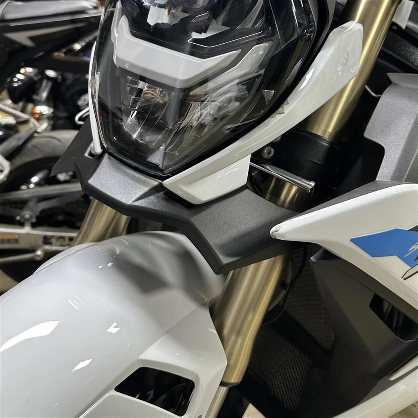 Front Bumper Splitter dachowy Pasuje do BMW F900R 2021 2022 F 900R S1000R Motocykl Docisk Nagi Przedni Spoiler Alerones Frontales