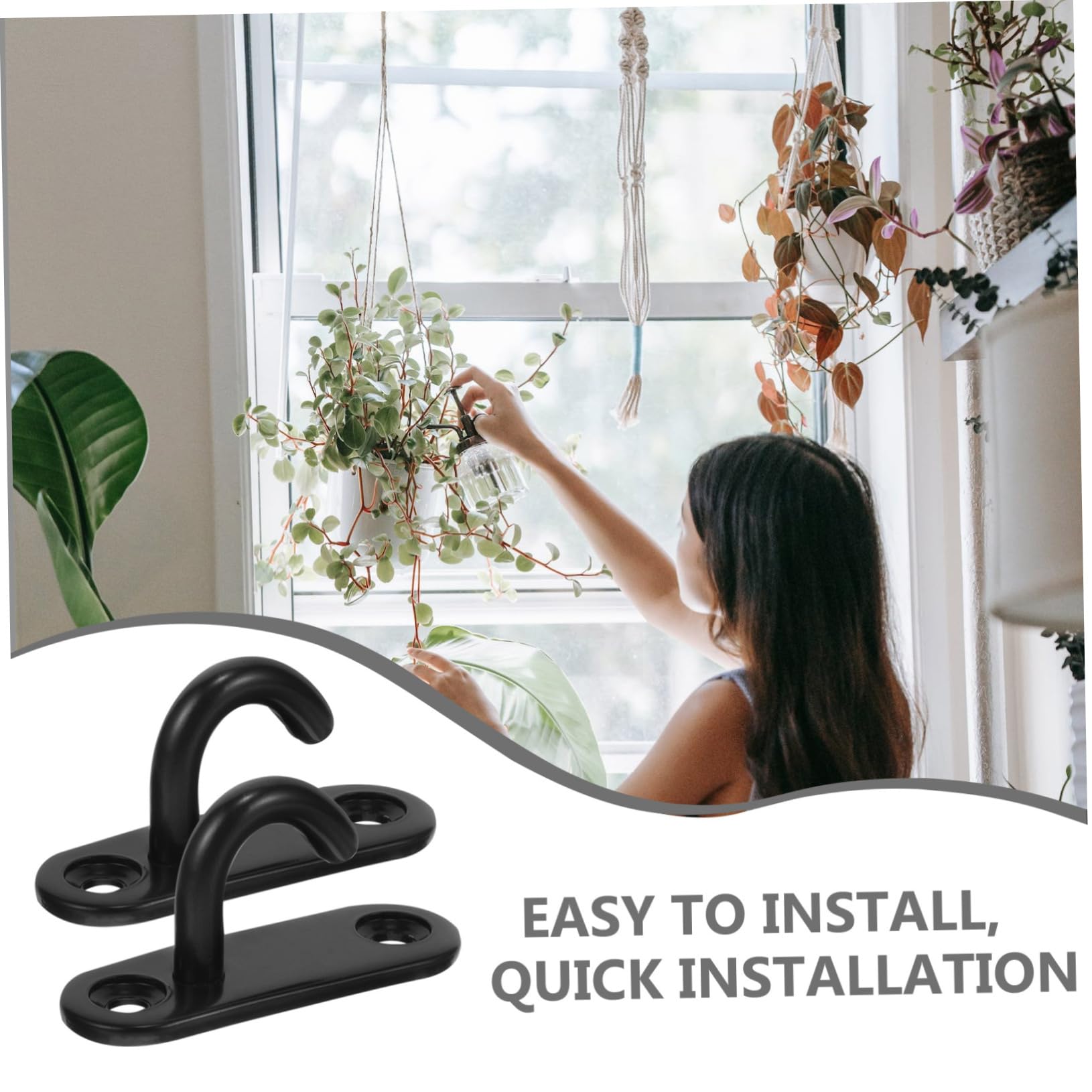 VANZACK Sandsackhaken Pad-ösenplattenhaken Für Die Wand Polsterösen, Plattenhaken Pad-augenhaken Deckenanker Deckenhaken Aus Metall Deckenhaken, Pad-ösenhaken Edelstahl 304