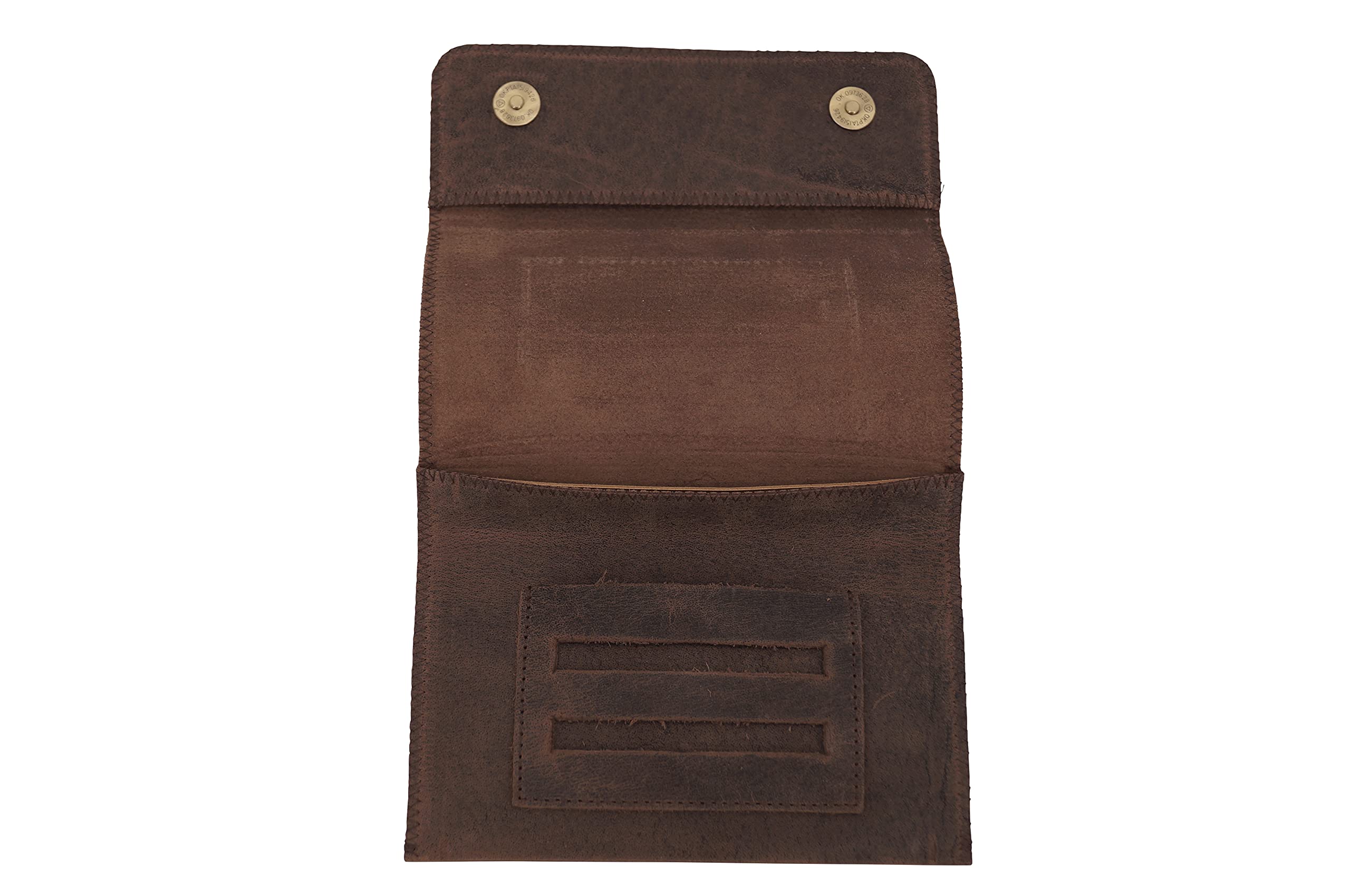 GERMANUS Tobacco Pouch From Genuine Leather - Made In EU - Ferruginus