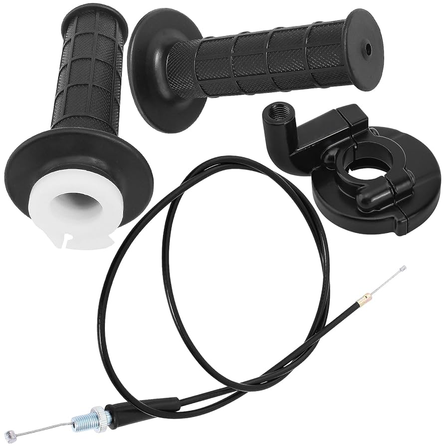 Restrictable Twist Throttle Cable Set For 47cc 49cc Mini Moto Bike Dirt