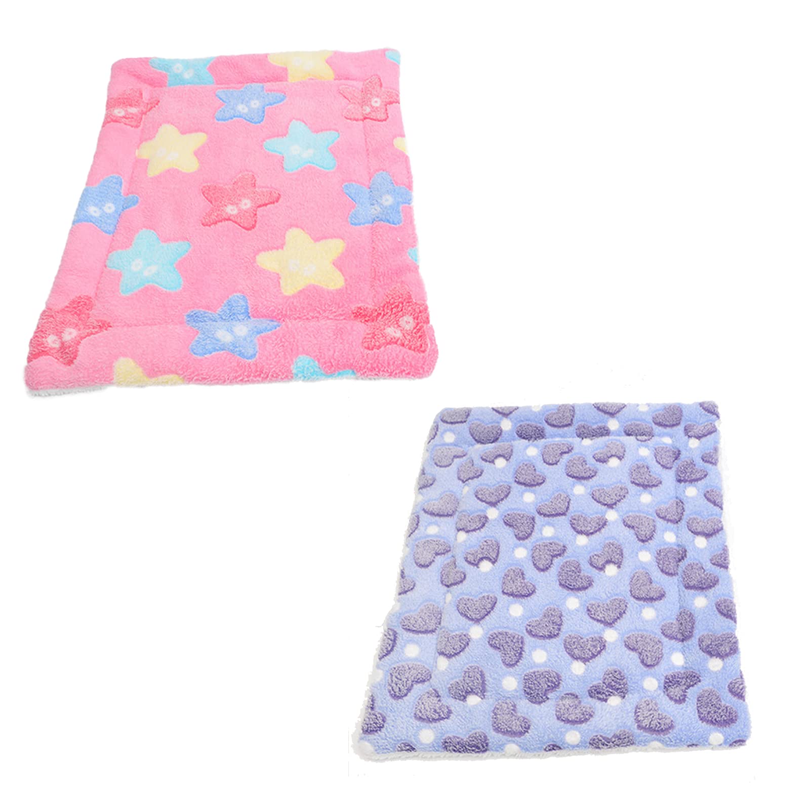 Amazon | 2枚入り 暖かい ハムスターマット ペットベッド クッション