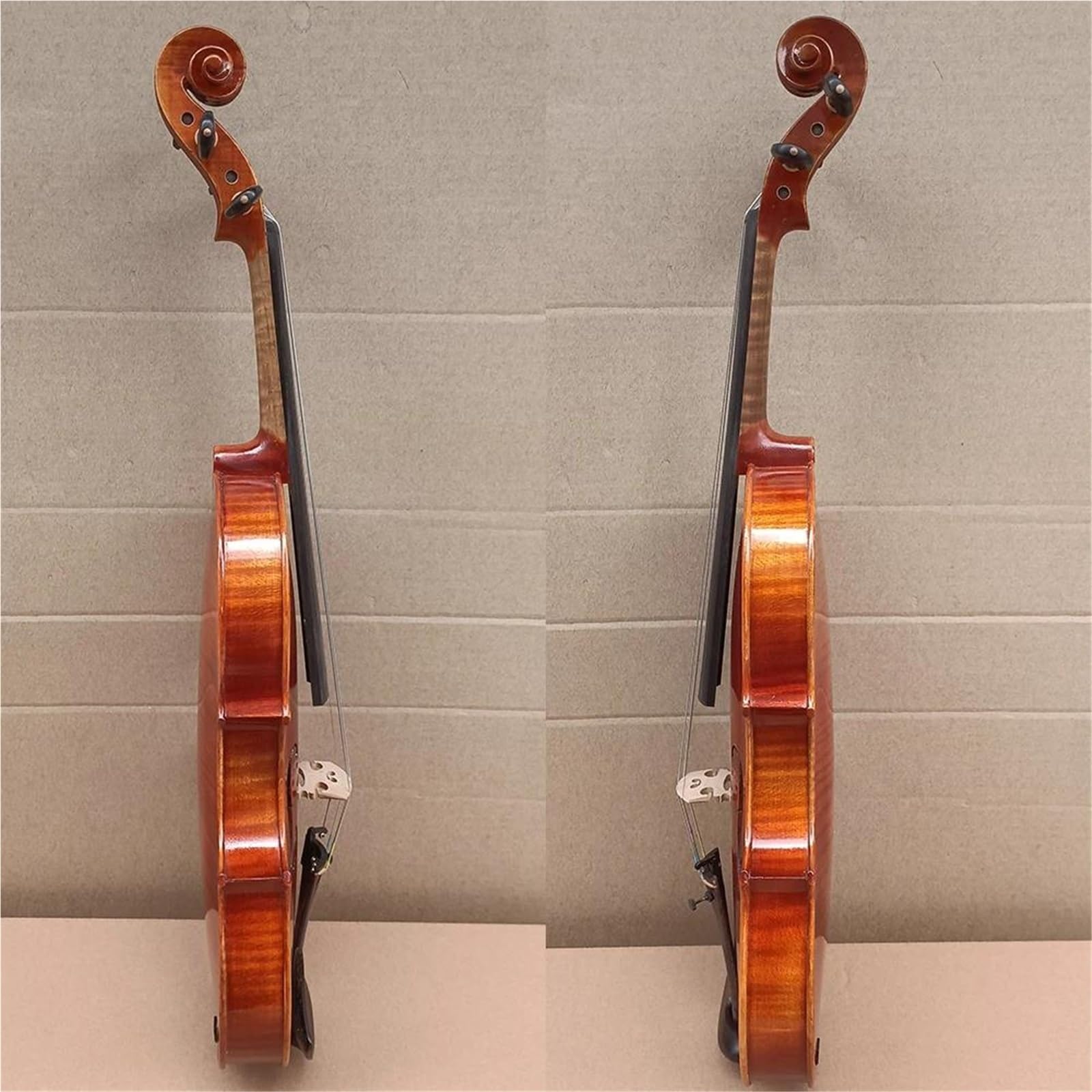 Violín Violín De Grado Profesional 4/4 | Elaborado a partir de abeto seleccionado con un acabado de barniz al aceite vintage.