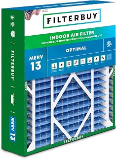 Filterbuy 20x26x5 Air Filter MERV 13 (MPR 1900) Health Defense (1-Pack), Pleated HVAC AC Furnace Filters for Electro-Air, Emerson, Lennox, White Rodgers, & More (Actual Size: 20.00 x 25.88 x 4.88)