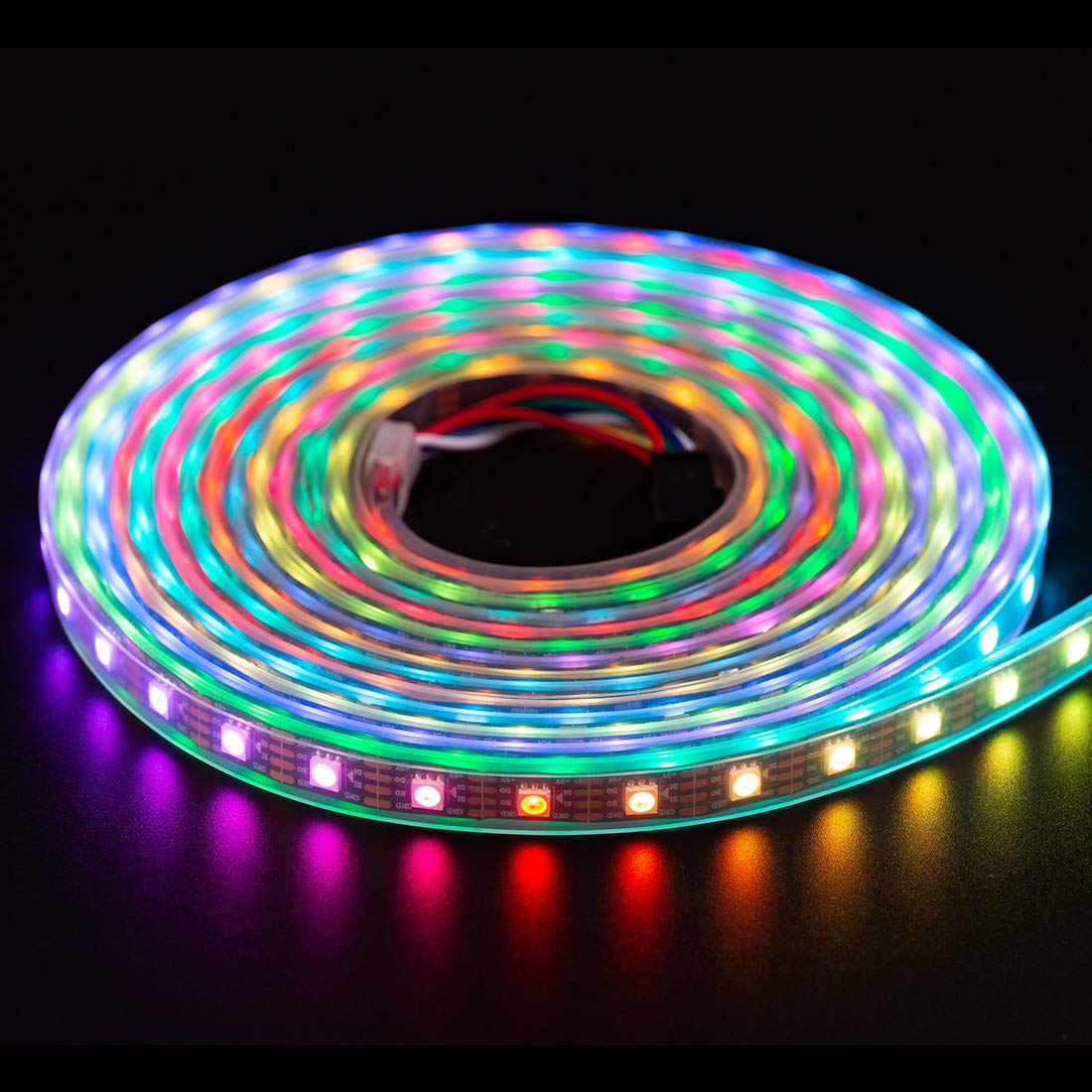 BTF-LIGHTING WS2813 RGB Striscia LED 5V Flessibile 5 metri 60LEDs/m IP67