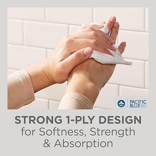 Miniatura 7 de Georgia-Pacific Toallas de papel multipliegue Pacific Blue Select de GP PRO (Georgia-Pacific), 20389, 250 toallas de papel por paquete, 16 paquetes