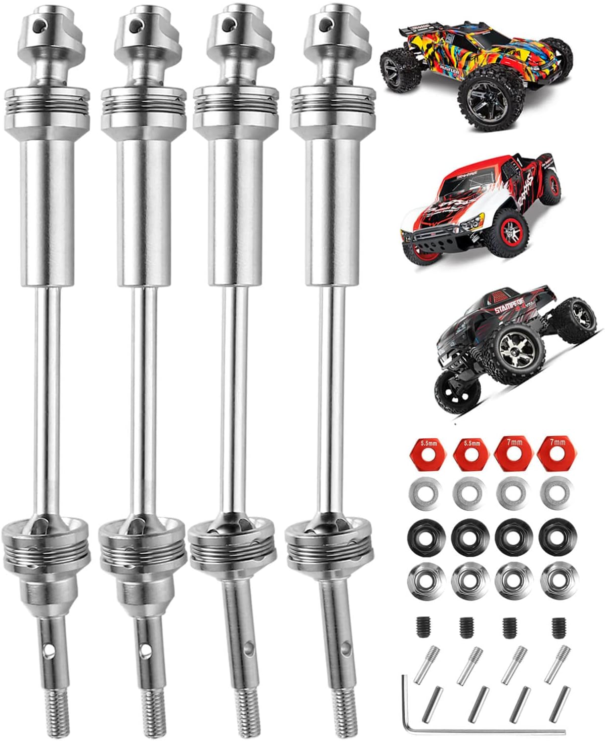 RCMYou Drive Shaft CVD Upgrades Part for 1/10 Stampede VXL