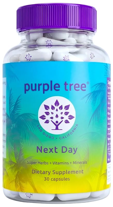 purple tree Multivitamínico com ashwagandha, gengibre, cardo-mariano e vitaminas e minerais — 30 cápsulas