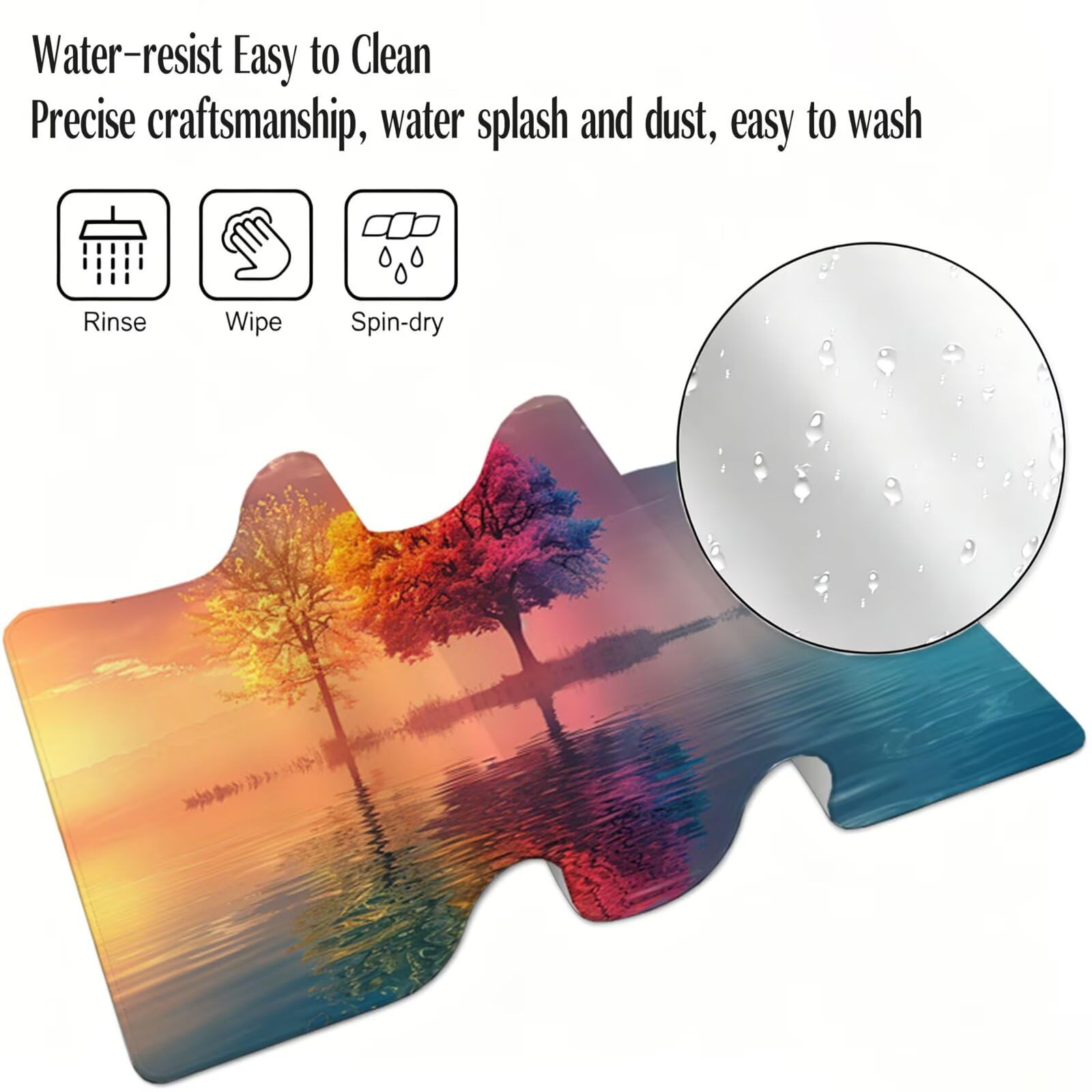 Tapis de Souris, 1600 x 800 x 3 MM Tapis de Souris Rose, Grand Tapis Souris de Jeu avec Arbre, Imperméable, Texturée Résistant à Usure Lavable, pour Gamer, la Maison et Le Bureau XF-466