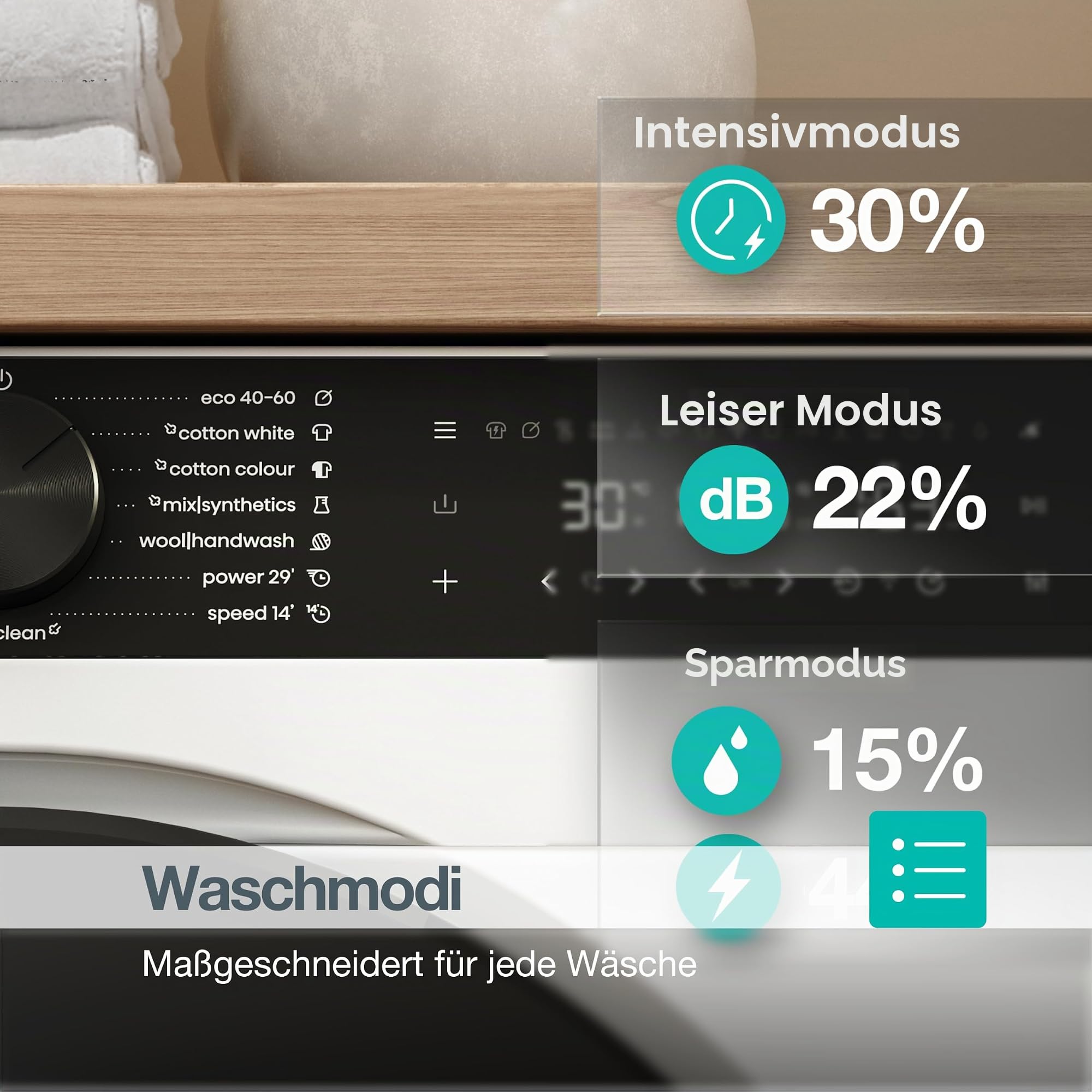 Gorenje W5G694A1T1 Waschmaschine mit Dampffunktion/9 KG/1400 U-Min/ConnectLife/15 Programme/Totaler AquaStop/EasyDosing/SteamTech/Inverter PowerDrive/10% besser als Energieeffizienzklasse A/Weiß