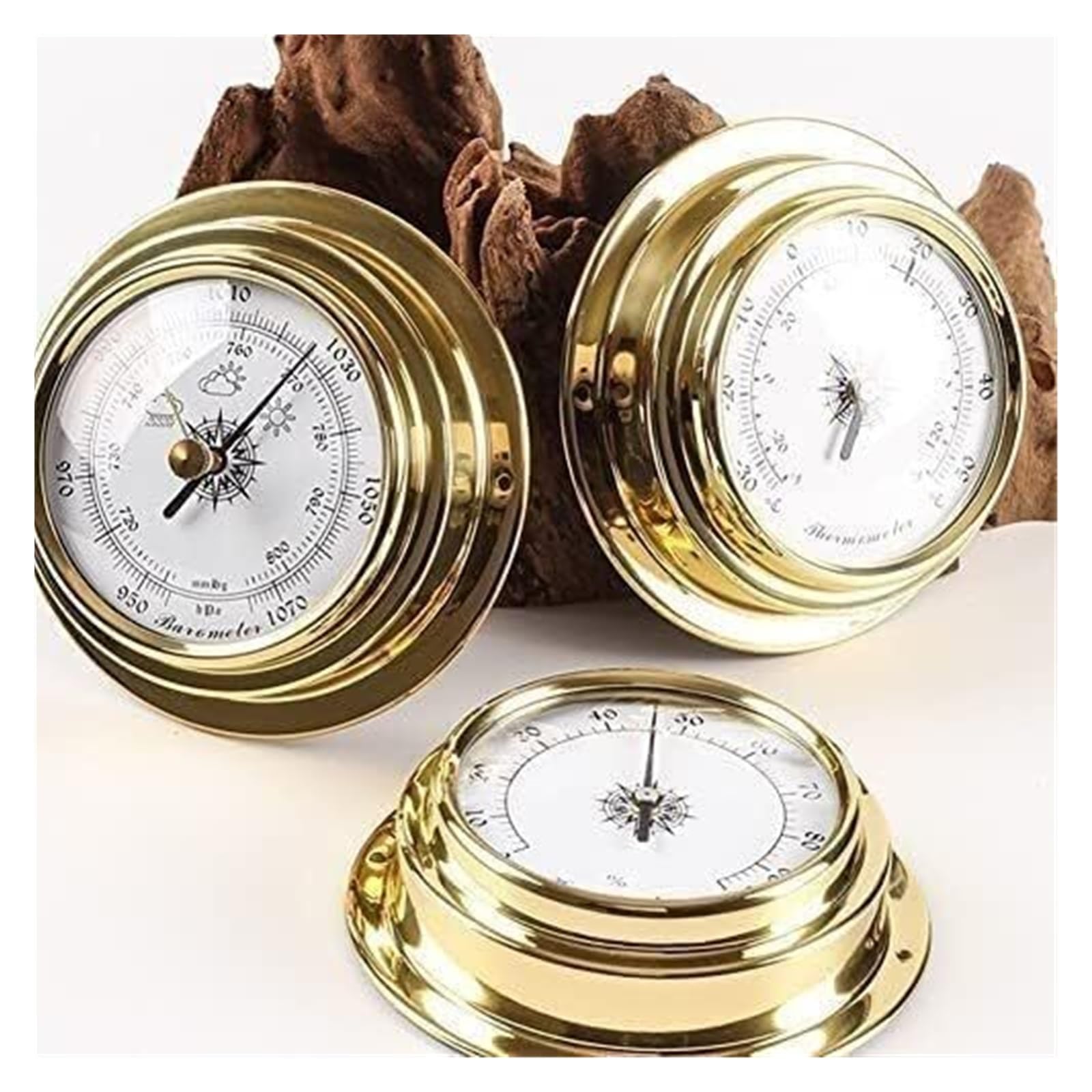 Barometer, 3,9 Zoll Wandthermometer, for Zuhause, Hotels, Büros, Fabriken-Thermometer