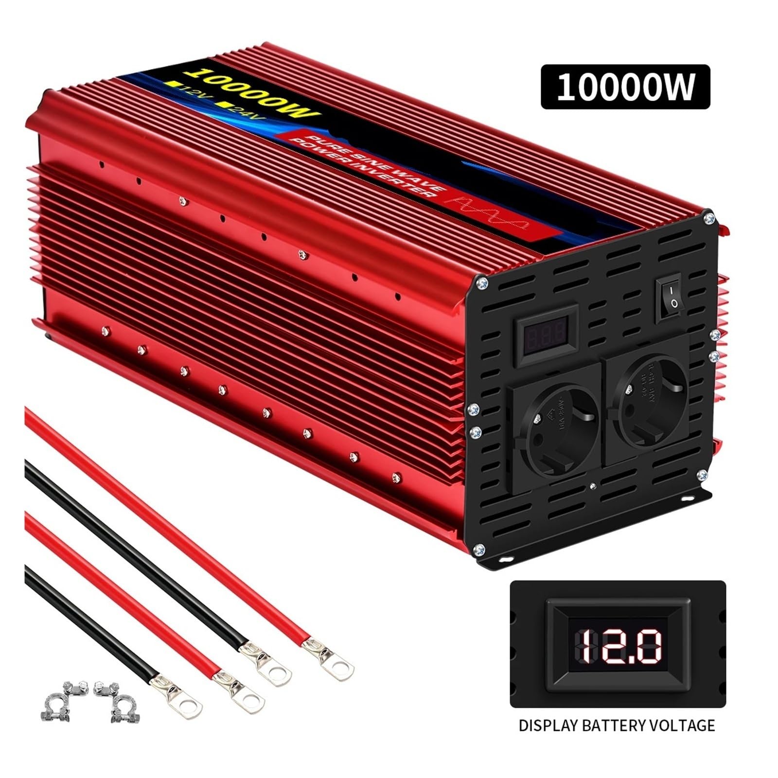 Czysty falownik sinusoidalny z 12 V na 110 V, zasilacz Wszechstronna łączność