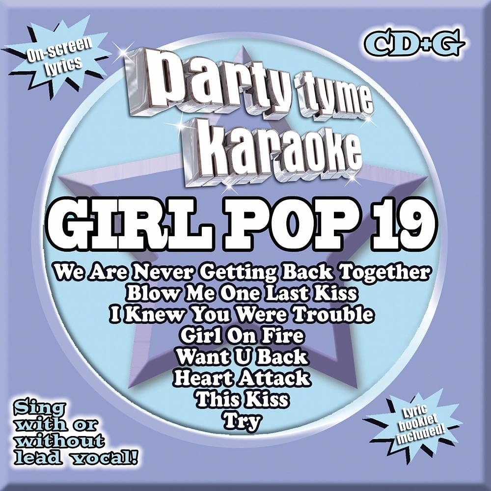 Party Tyme Karaoke - Girl Pop 19 [8+8-song CD+G]