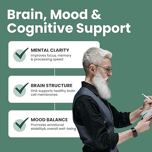 Miniatura 3 de Luma Nutrition Suplemento de Aceite de Pescado Omega 3 - Fuerza Extra 2500mg - 2000mg EPA y DHA - Salud del Cerebro y del Corazón - 60 Softgels