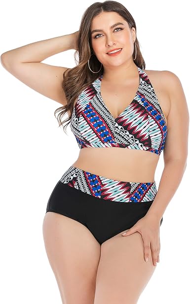 Bikini Black and White Copa D – Ysabel Mora