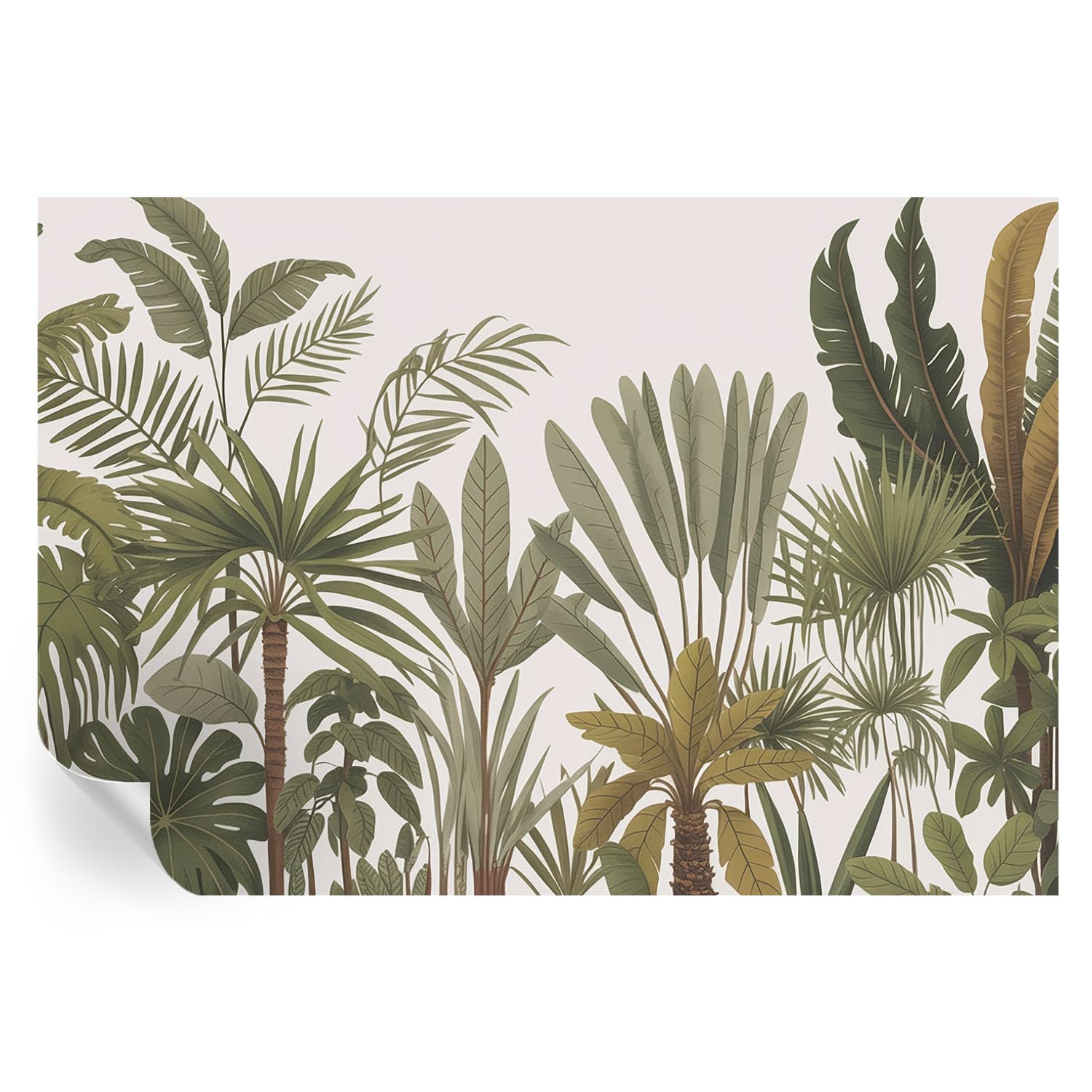 Vinilos de hojas exóticas para decorar salones modernos de forma rápida