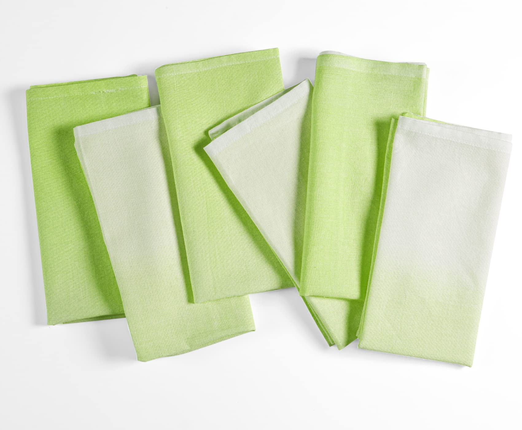 FINGERCRAFT Cloth Napkins Set of 6 Cotton Blend 20x20 Inch Large Size Dinner Napkins Cloth Perfect for Parties Dinners Weddings Cocktail Christmas