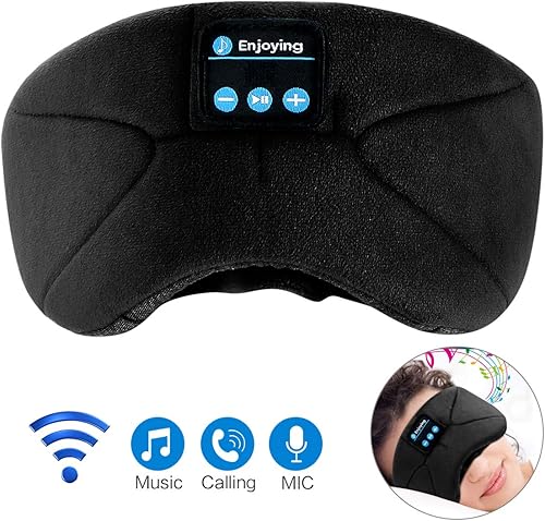 Bluetooth Sleeping Eye Mask Cuffie WUMINGLU Wireless Bluetooth 4 2
sonno cuffie Handsfree Musica Eye Shades Auricolare Built-in Speakers
Microphone Lavabile Per viaggiare Siesta aggiornata : Cuffie bluetooth Bluetooth Sleeping Eye Mask Cuffie WUMINGLU Wireless Bluetooth 4 2
sonno cuffie Handsfree Musica Eye Shades Auricolare Built-in Speakers
Microphone Lavabile Per viaggiare Siesta aggiornata : Cuffie bluetooth