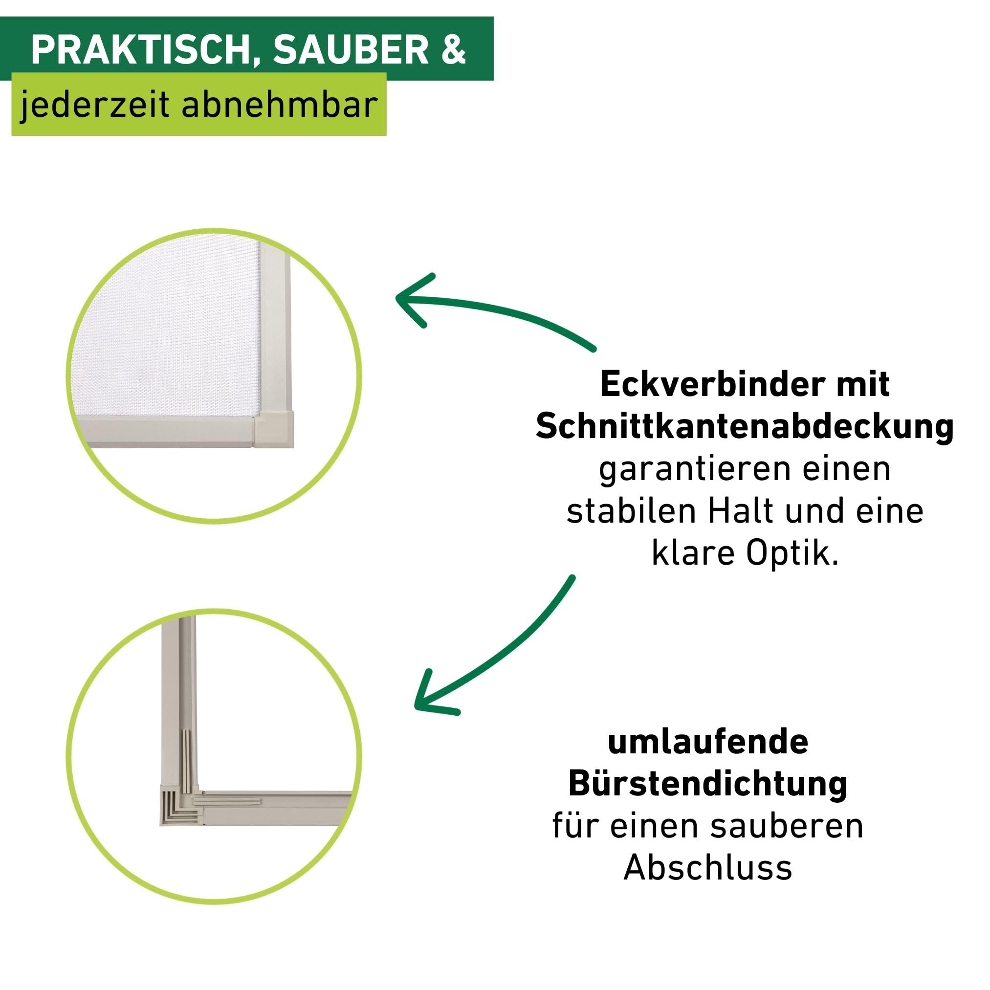 Windhager Lichtschachtabdeckung, teleskopierbar, 80-140 cm x 40-60 cm, Aluminiumrahmen, Edelstahlgewebe, 03130