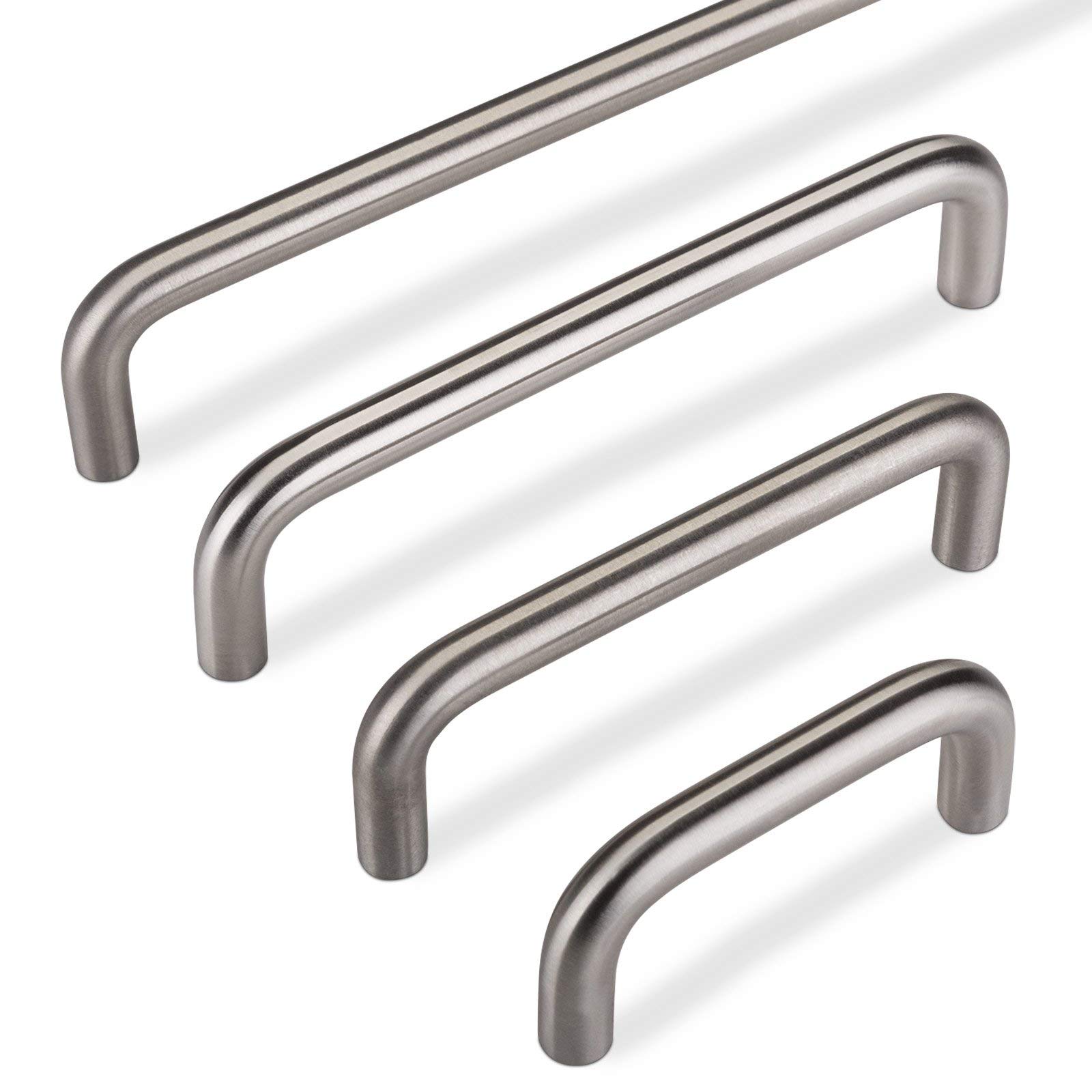 SOTECH 10 x Tiradores de arco BG03e ACERO INOXIDABLE macizo Ø 10 mm/BA