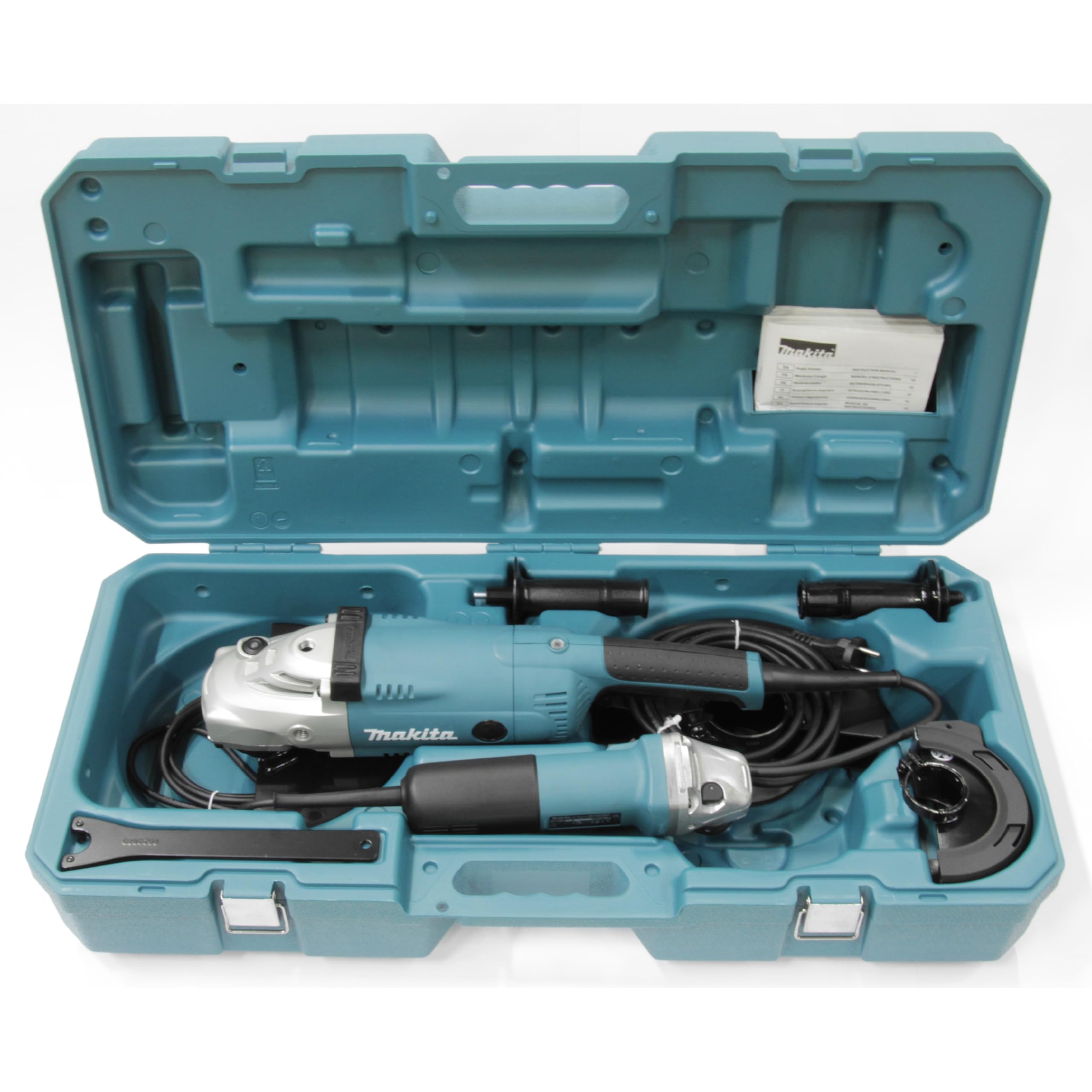 Makita DK0054G Winkelschleifer-Set, GA9020R + 9558HNR, mit Transportkoffer