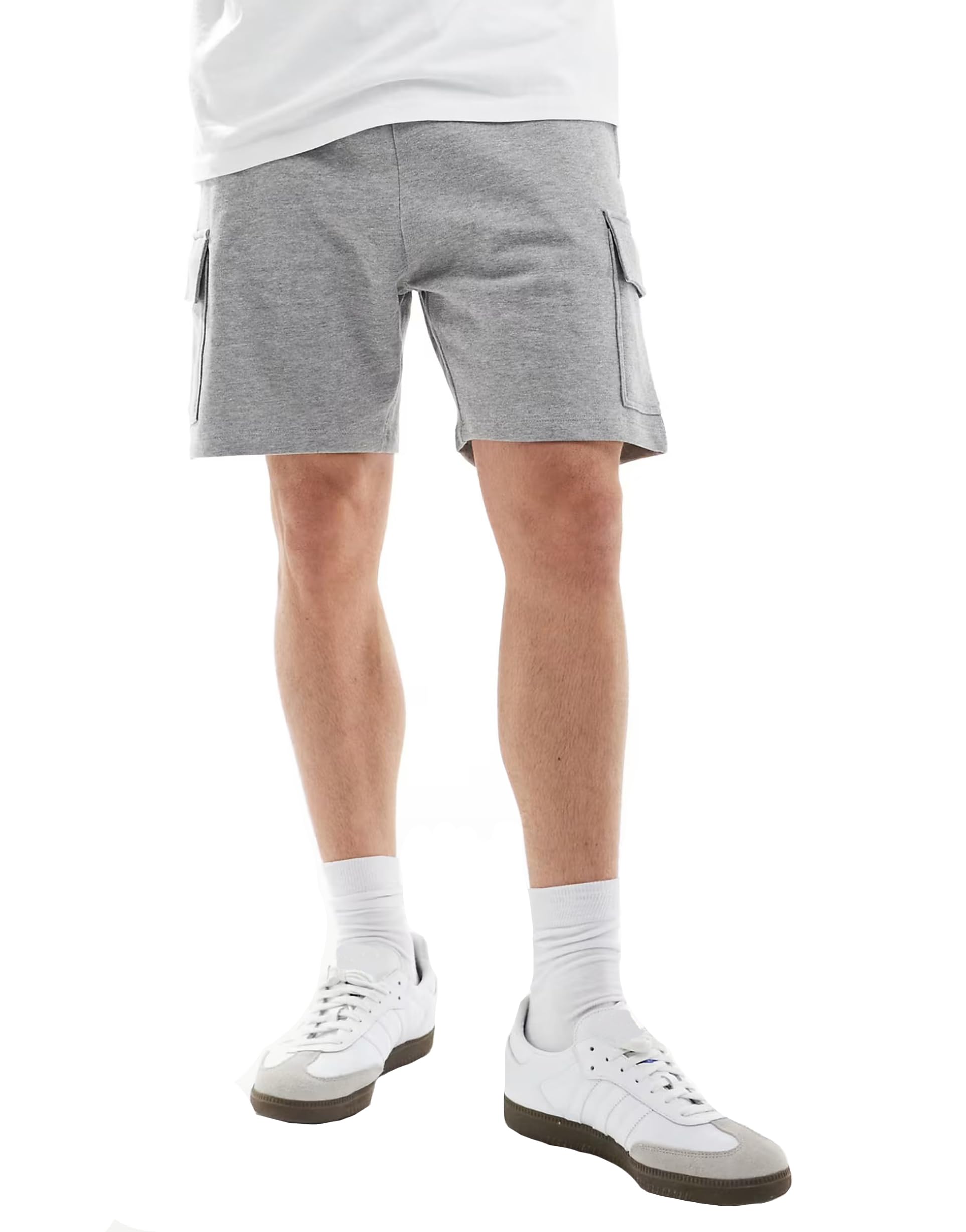 gyrfalcon Solid, Regular Fit, Knee Length, Casual, Cotton Blend Cargo Shorts for Men(Pack of 1)-picture-34