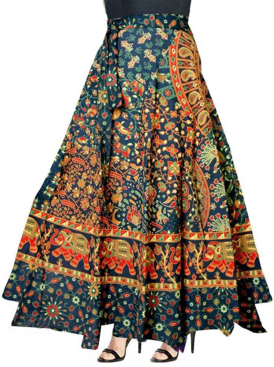 HIMCARE Women's Maxi Wraparound Skirt