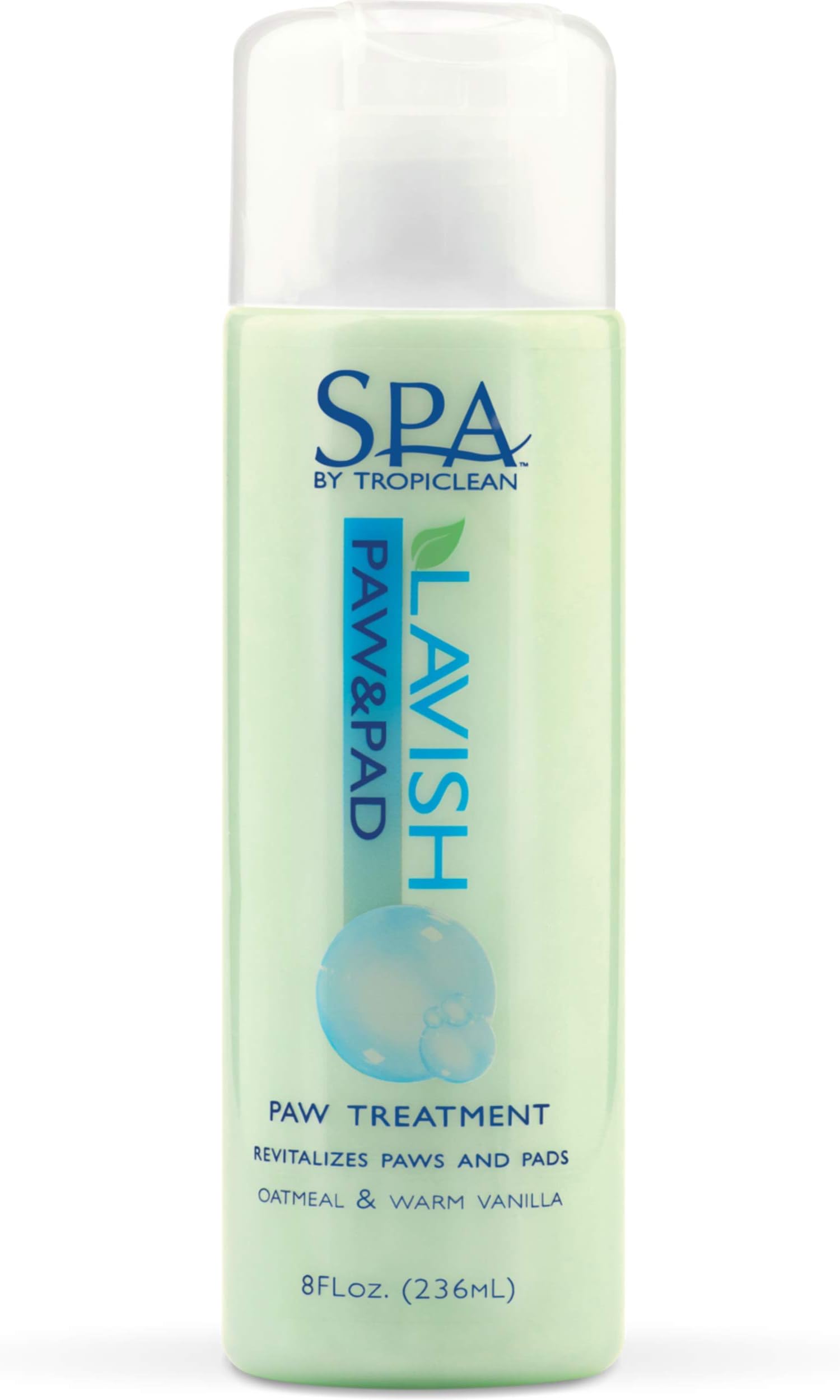 SPA by TropiClean Paw & Pad Treatment for Pets, 8oz - Made in USA