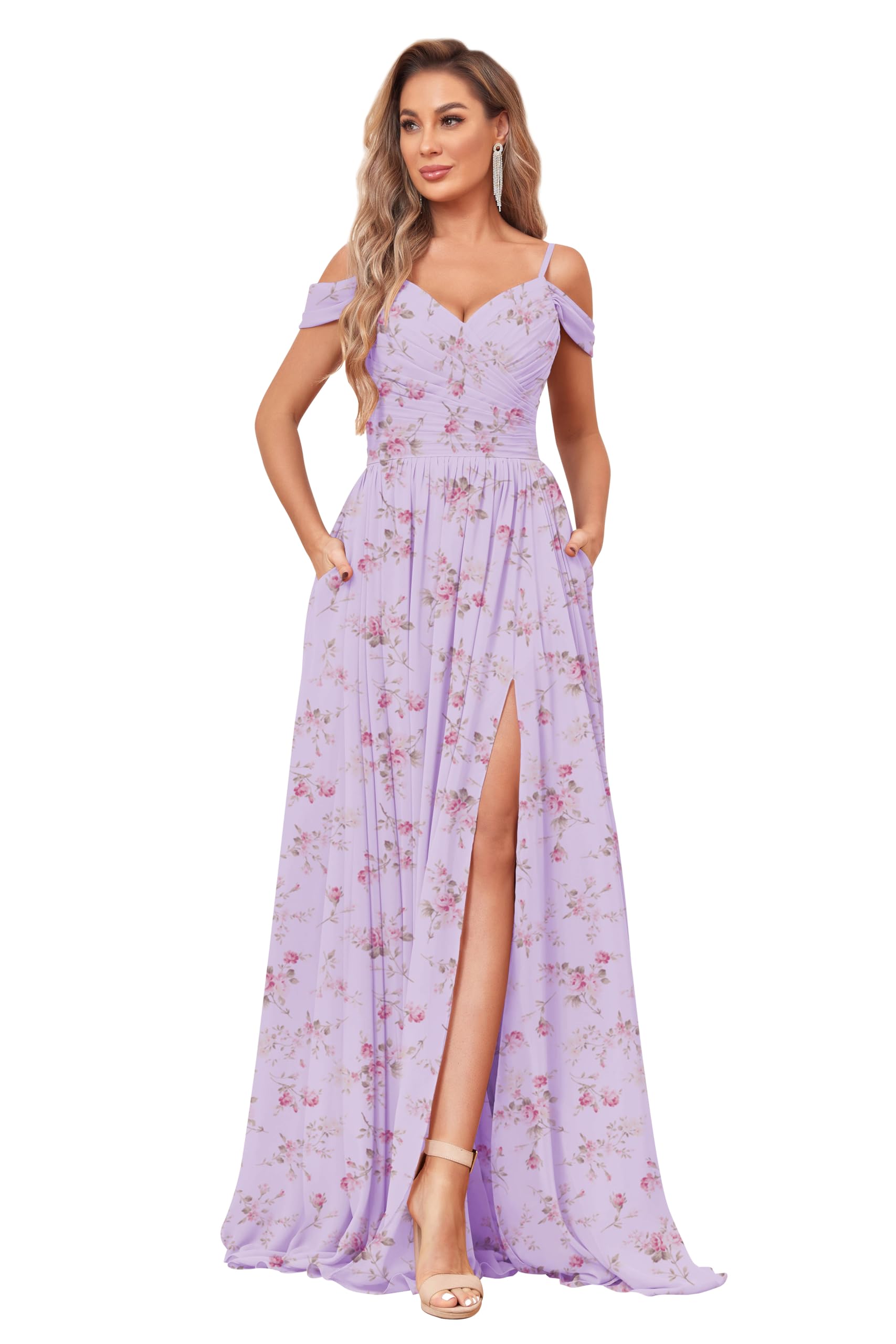  BOLENSYE Elegant Off-The-Shoulder Bridesmaid Dresses for Formal Weddings
| BOLENSYE Pocketed Ruched Chiffon Formal Dresses for Bridal Maids
| BOLENSYE Slip-Slit Long Chiffon Bridesmaid Gowns Perfect for Formal Events