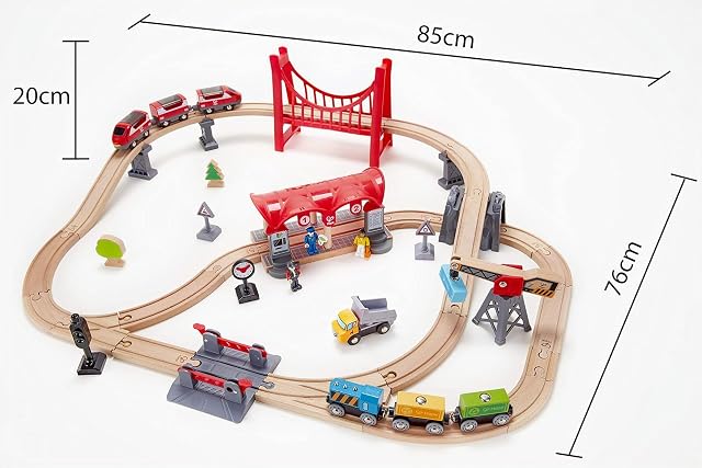 Foto 3 de 5 de Hape- Conjunto de Vías Ciudad Bulliciosa(Toynamics E3730)