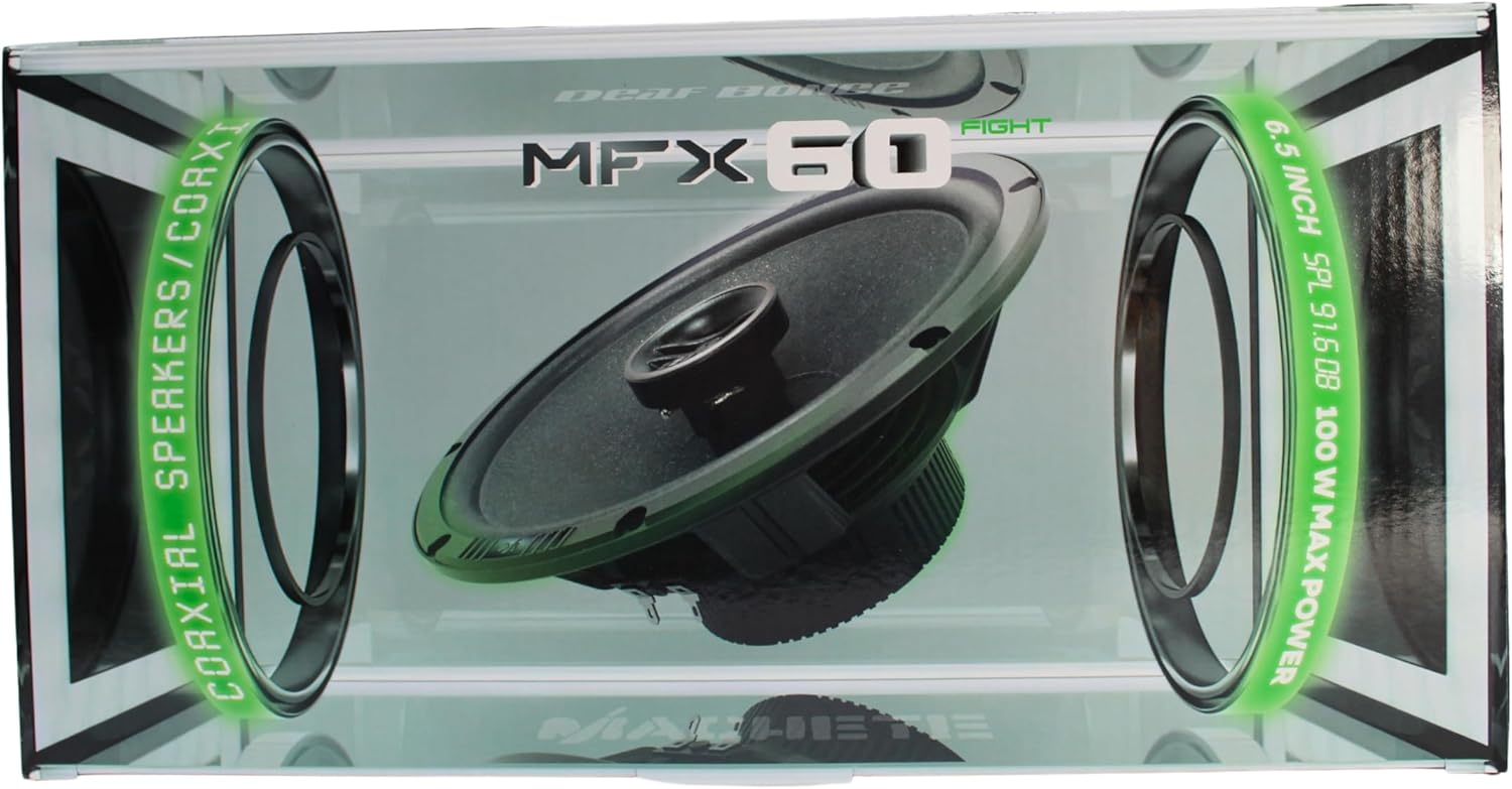 Deaf Bonce Machete MFX-60 6.5" 100 Watts Max Power 4 Ohm Coaxial Speakers