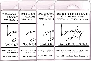 Laundry Day Wax Melts 4 Pack – Fresh & Clean Gain Detergent Inspired Scented Wax Melts, Long-Lasting Soy Wax for Home and Office, Aromatherapy Wax Melts for Laundry Lovers