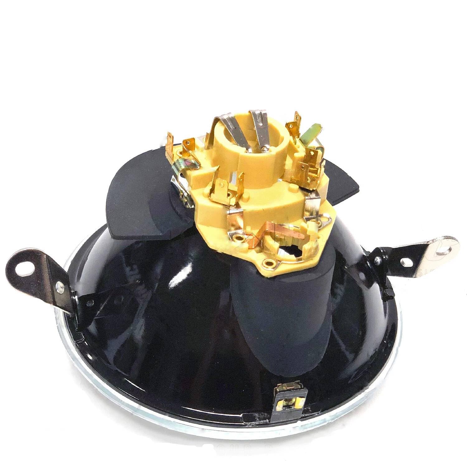 Faro Anteriore Fanale Compatibile con Vespa PX PE 125-150-200 in Vetro Completo