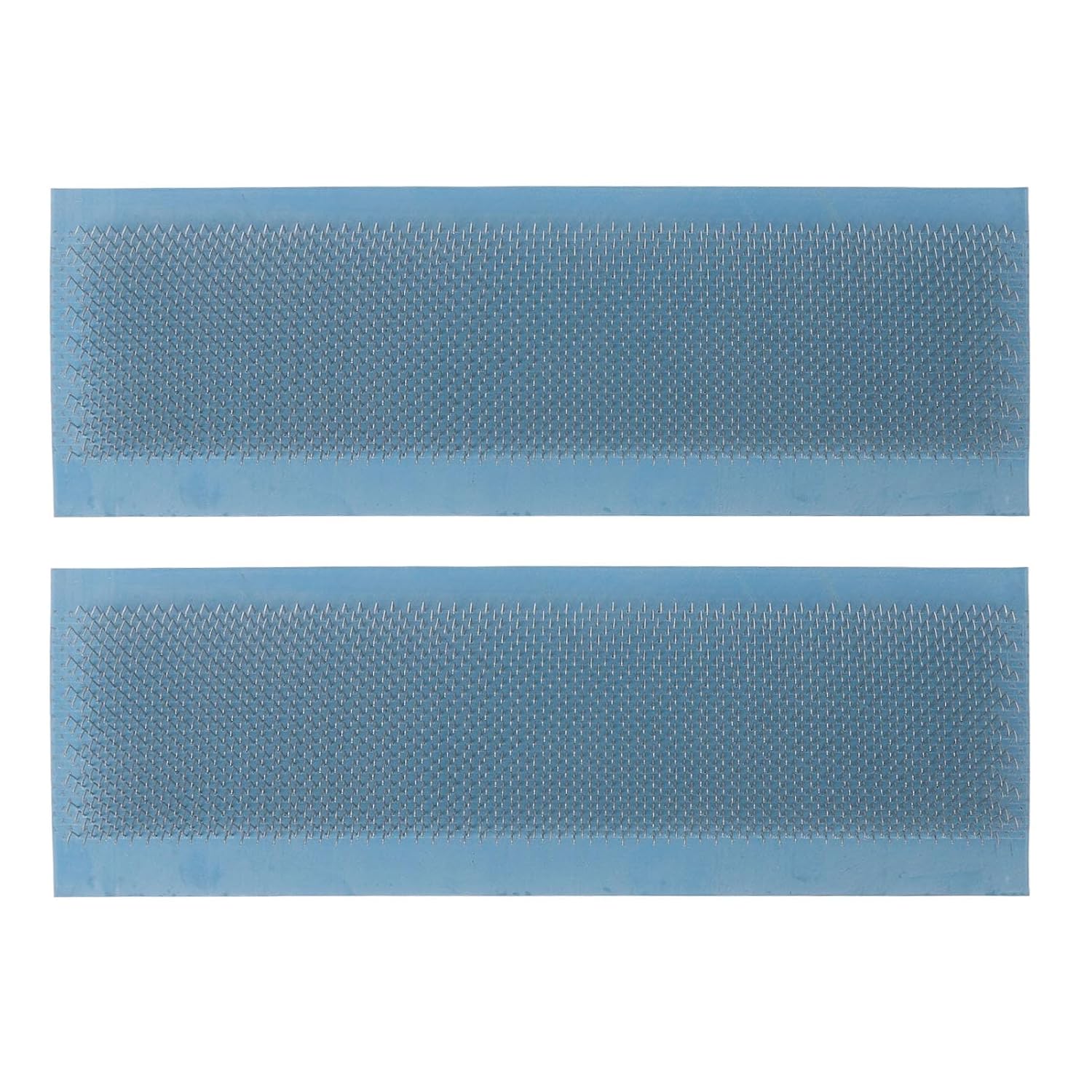 2pcs Hair Holder Dragging Mat, Stainless Steel Hair Extensions Drawing Card, Dragging Splint Tool10.6 X 3.5in