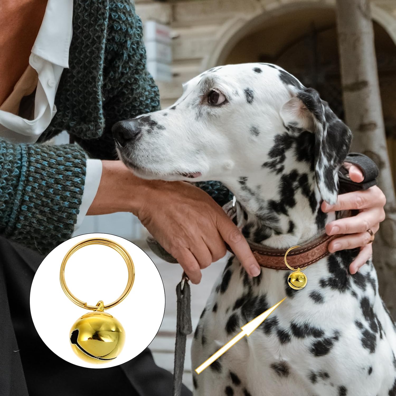 Yardwe 20pcs Cat Dog Bells Metal Pet Bells Pet Pendant Accessories for Cat and Dog Collar