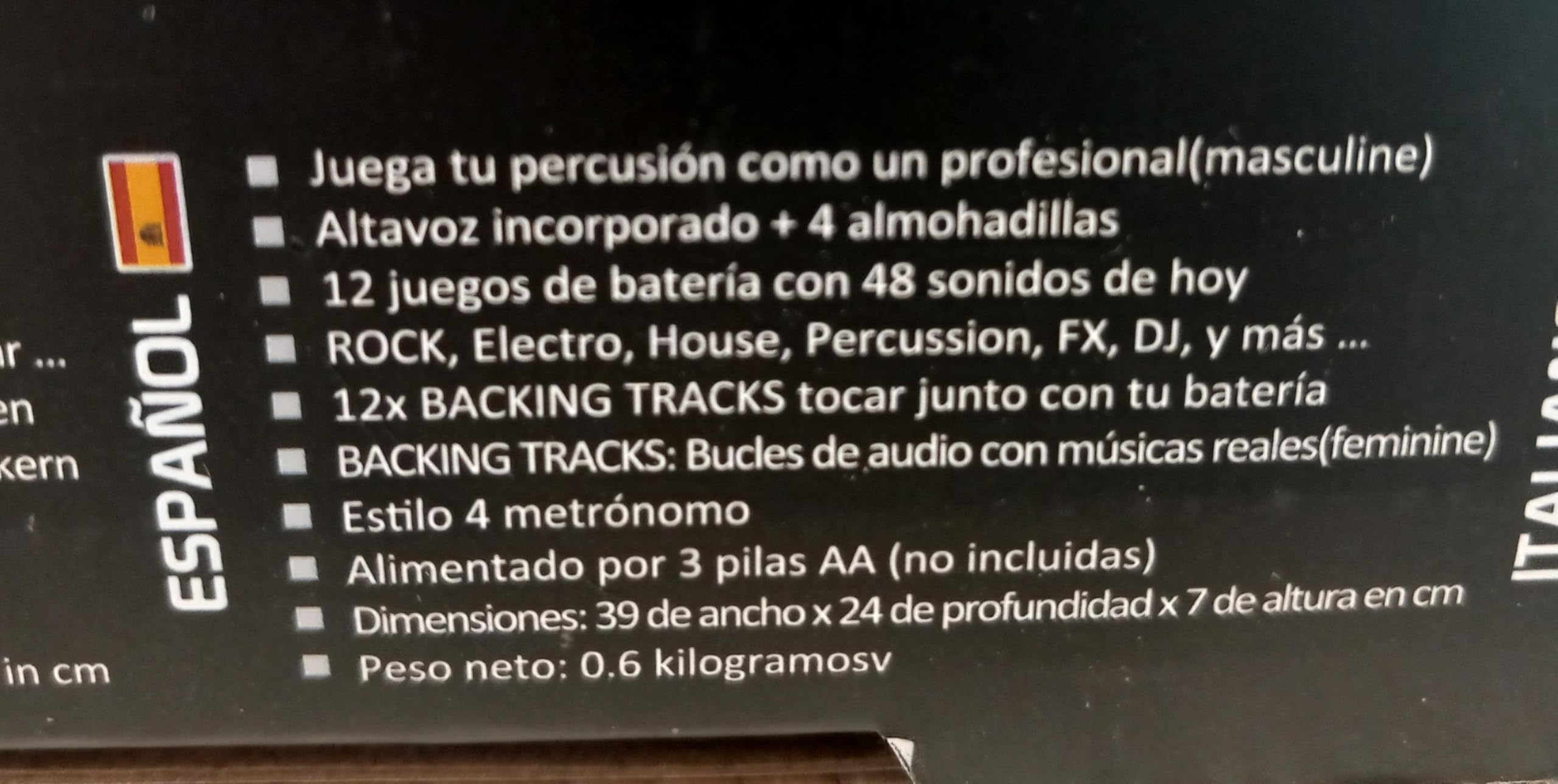 Cefa Toys- Tambores de Percusión Remix Drums 2, 48 Sonidos, Altavoz,función Grabación.