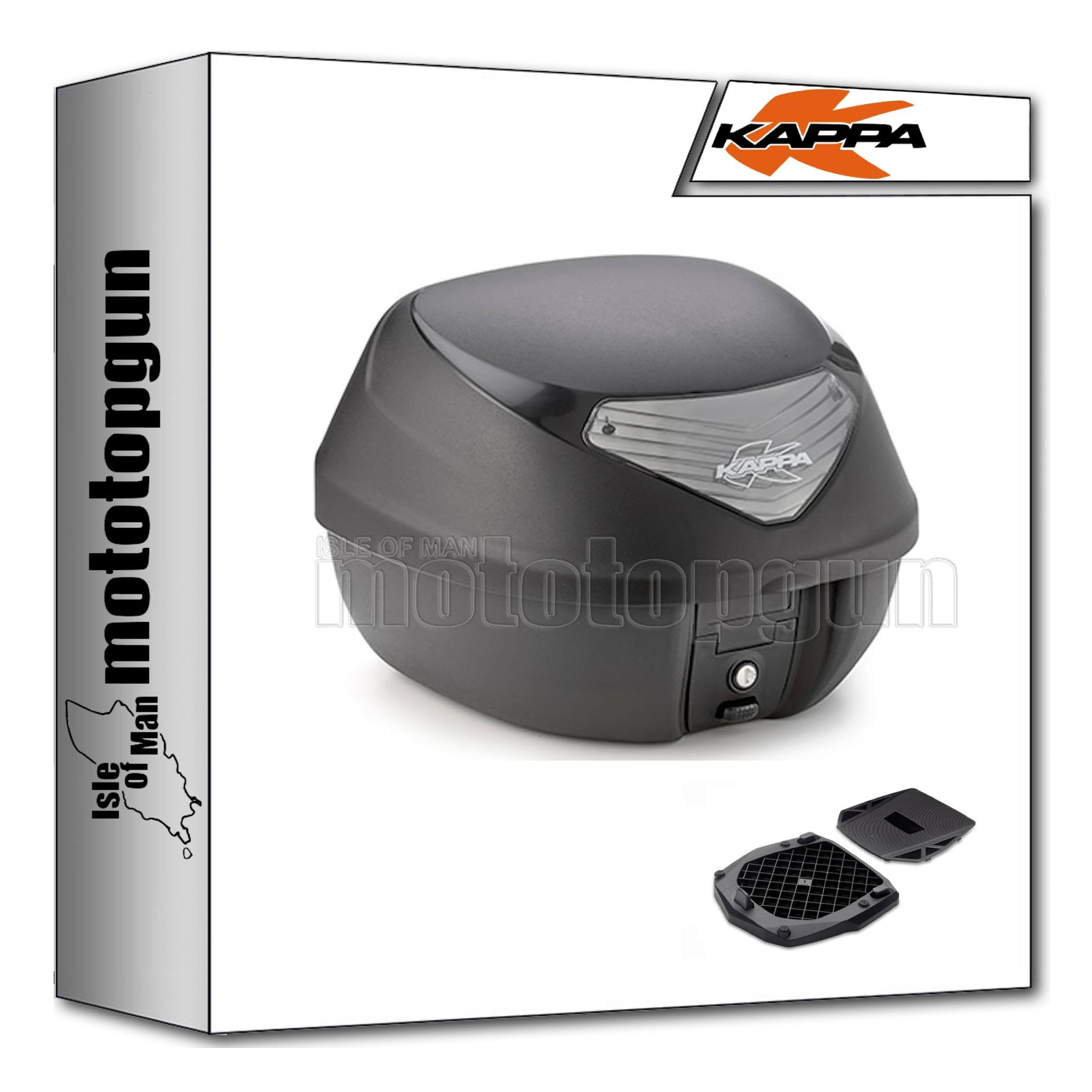 kappa k29nt + kr7711 bauletto k29nt + attacco tech compatibile con ktm 390 adventure 2020 2021 2022 2023 mototopgun