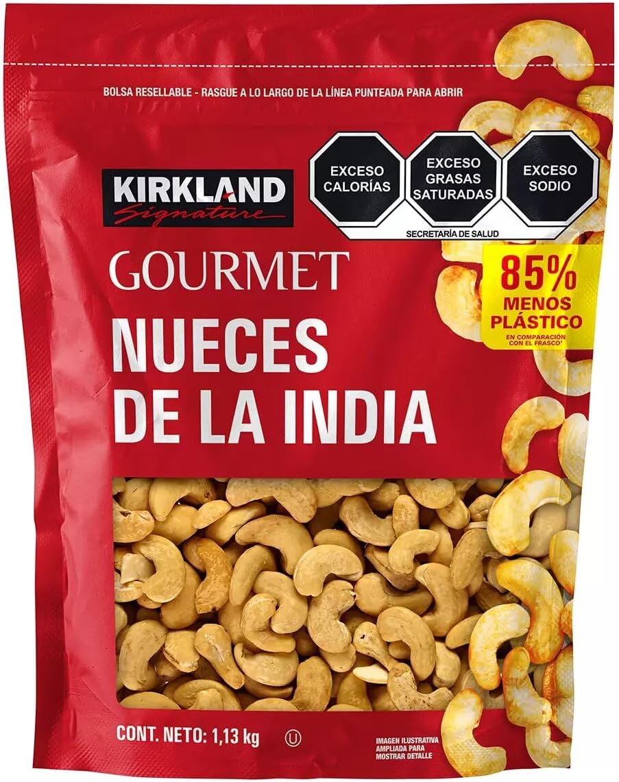 Kirkland Signature Sea Salt Salted Whole Cashews, 40 Oz Extra Fancy, Kirkland